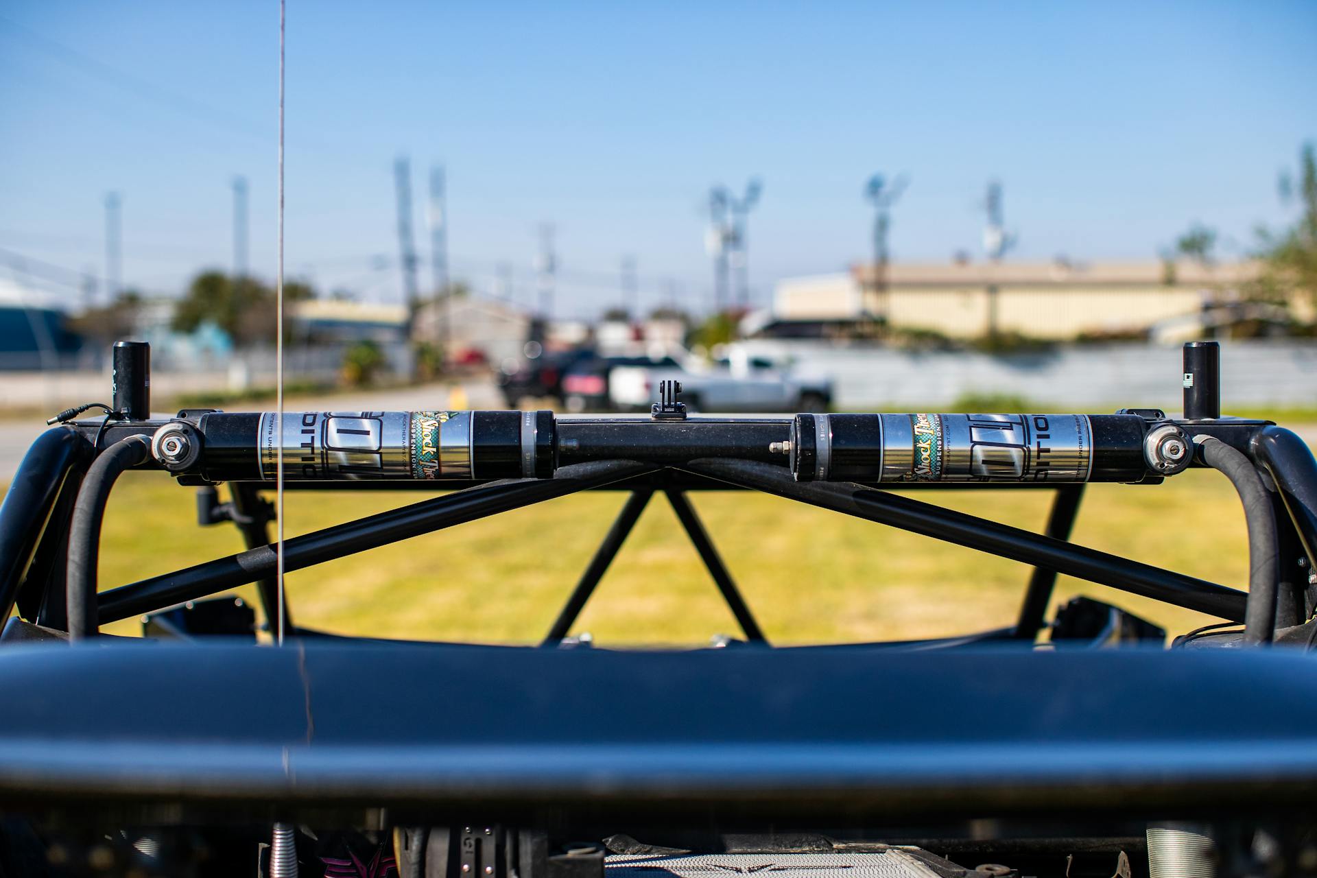 2021 Can-Am Maverick X3 shock reservoirs straight on