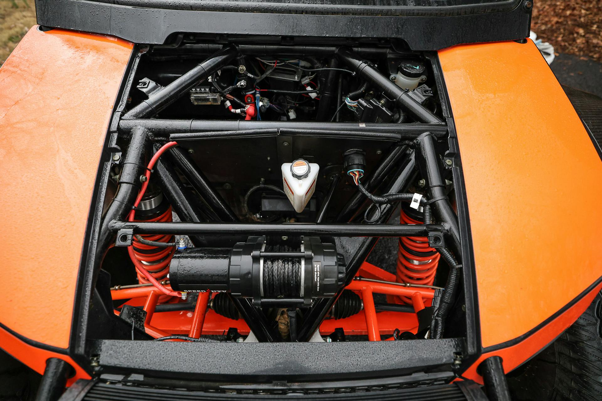 2023 Speed UTV Baja Bandit RG Edition under hood/winch