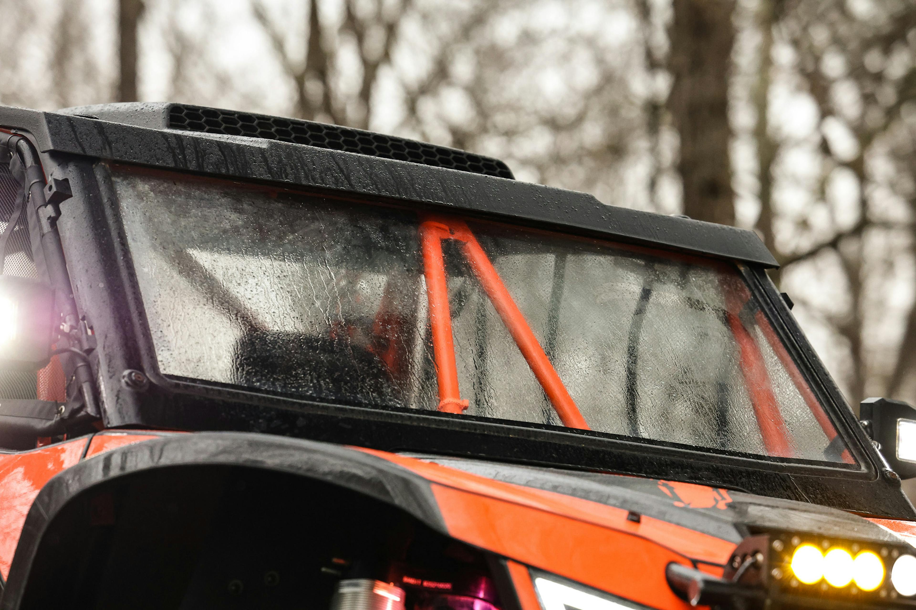 2023 Speed UTV Baja Bandit RG Edition windshield detail 
