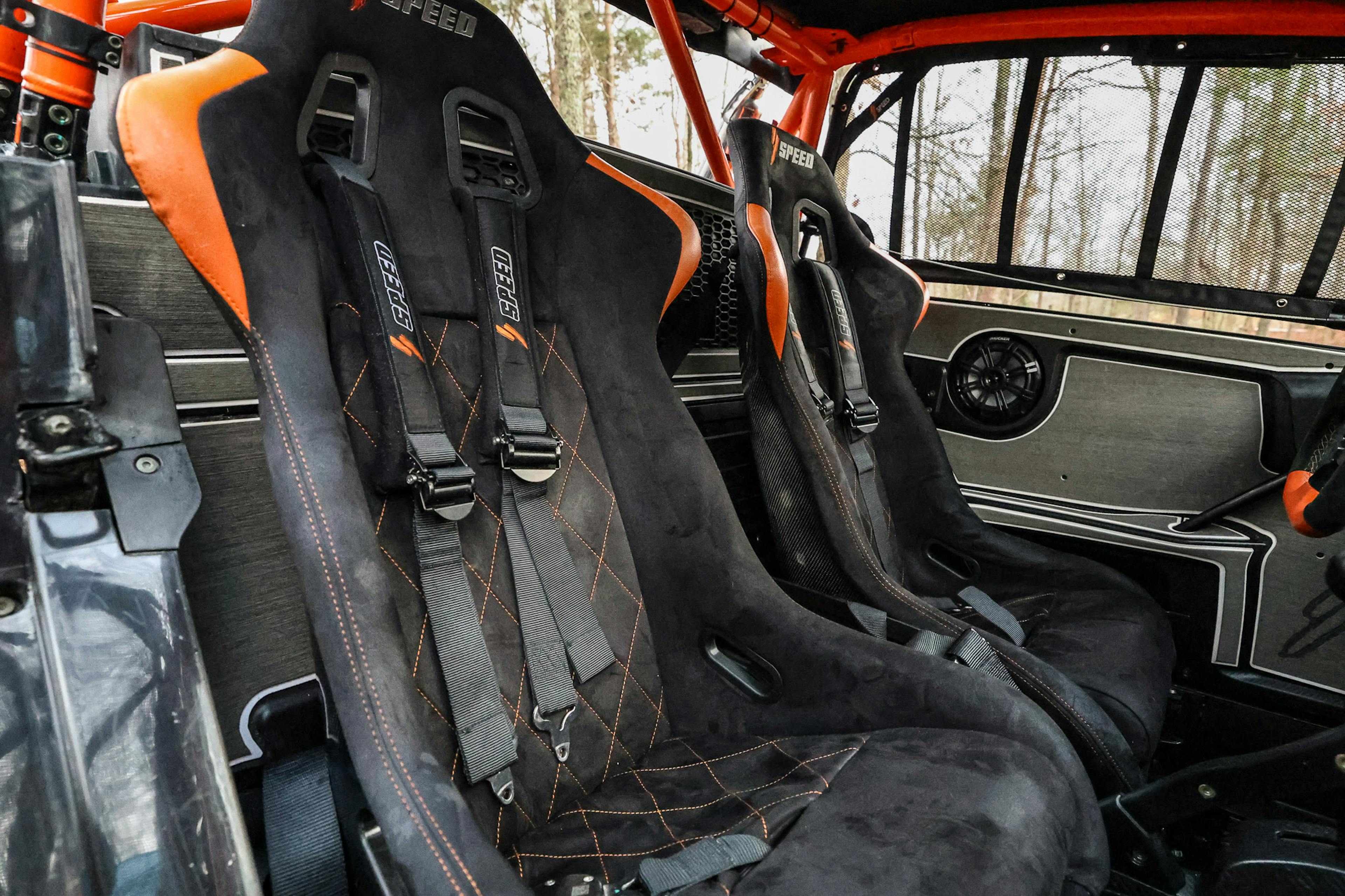 2023 Speed UTV Baja Bandit RG Edition interior, seats passenger