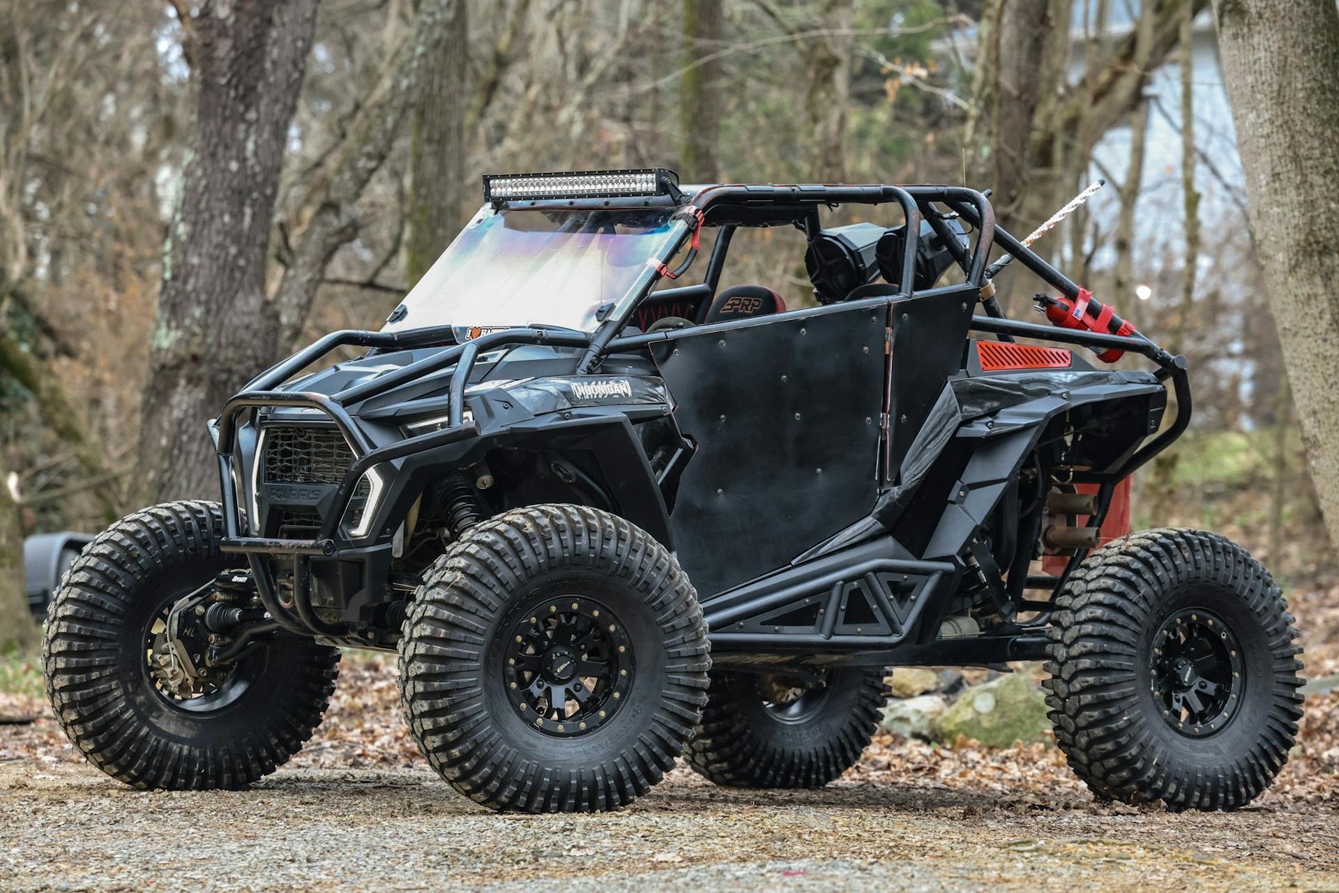 2021 Polaris RZR XP 1000 Premium driver 3/4 wheels turned