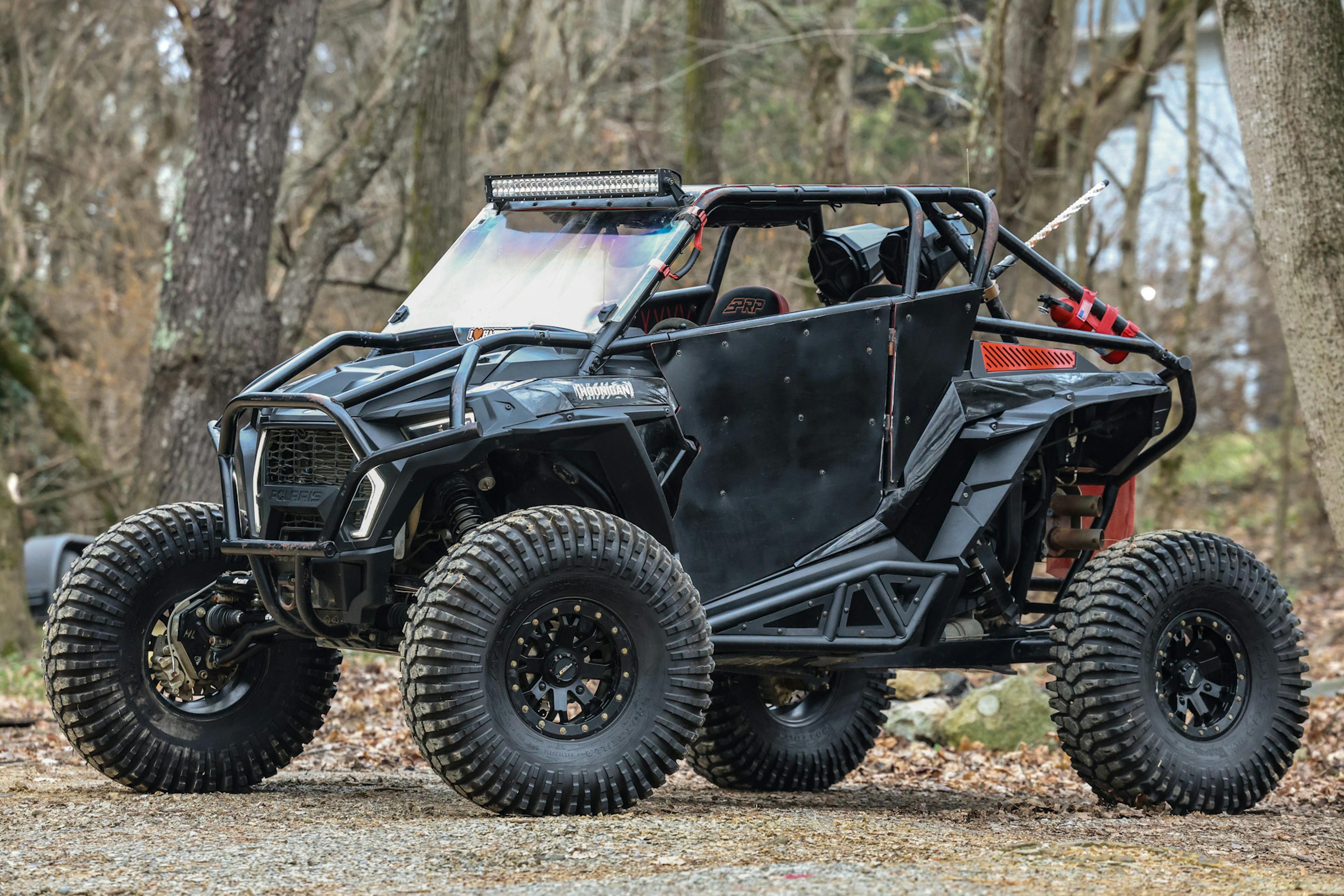 2021 Polaris RZR XP 1000 Premium driver 3/4 wheels turned