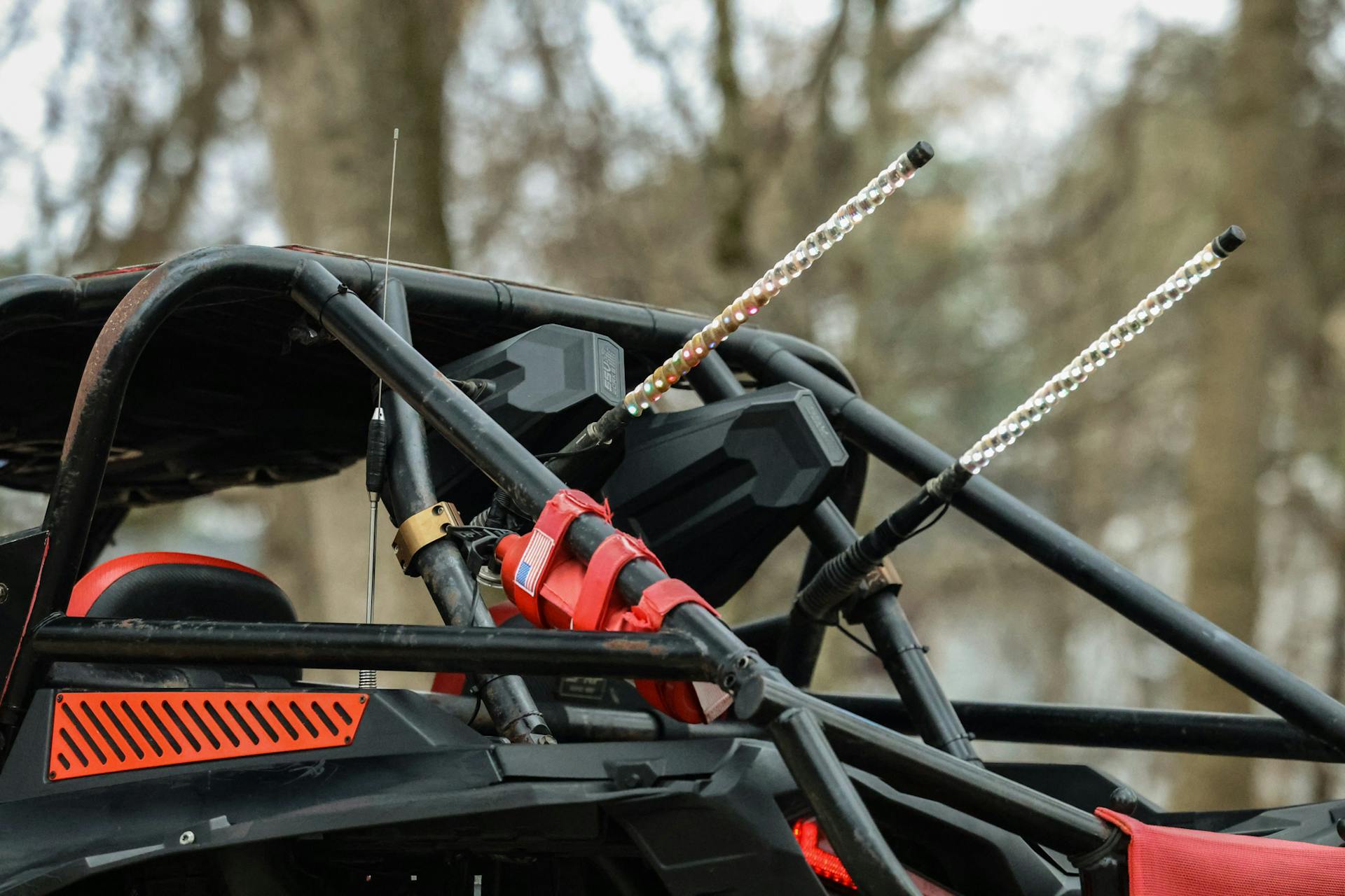 2021 Polaris RZR XP 1000 Premium rear cage/whip lights