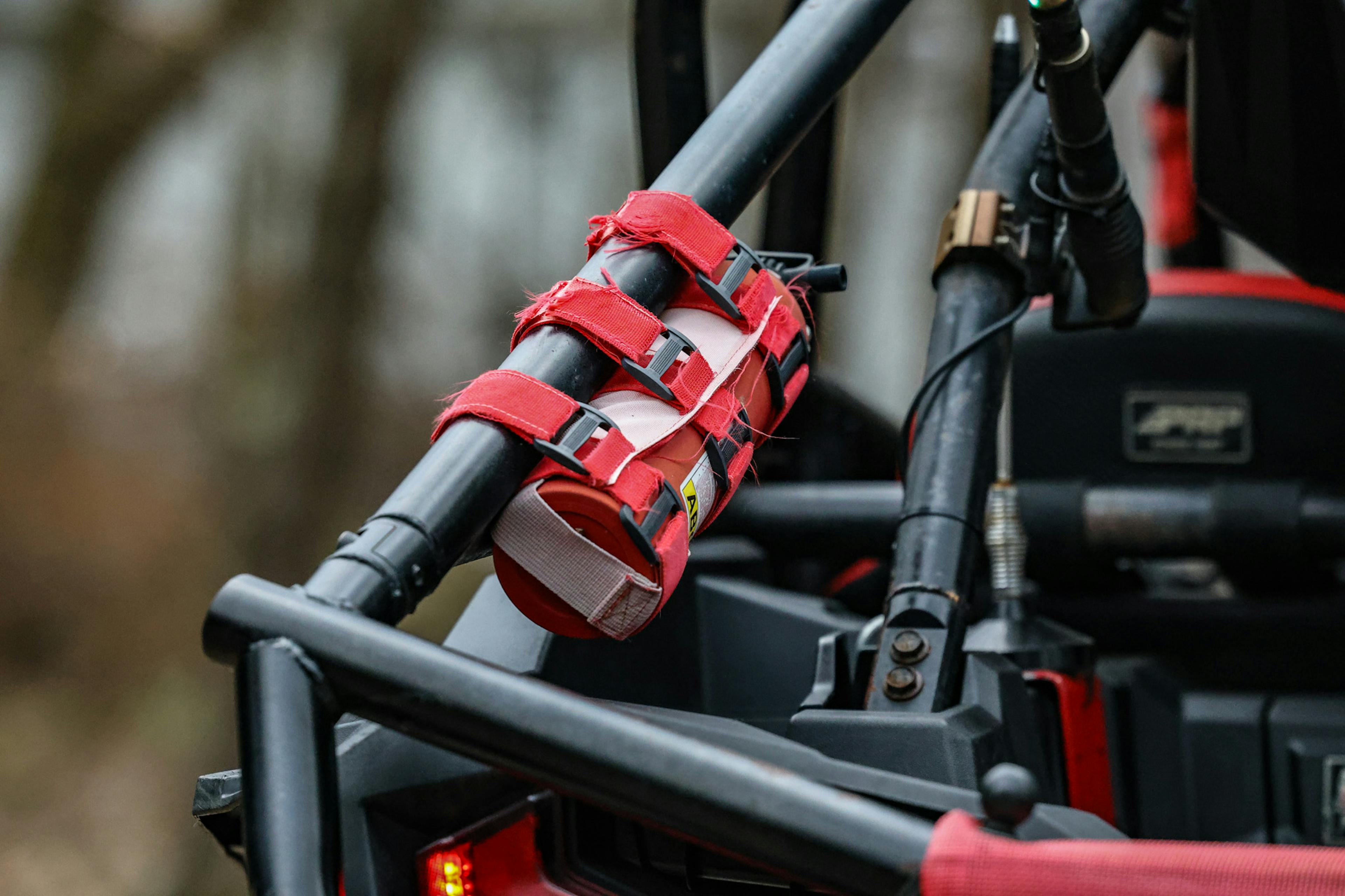 2021 Polaris RZR XP 1000 Premium driver rear ROPS/fire extinguisher