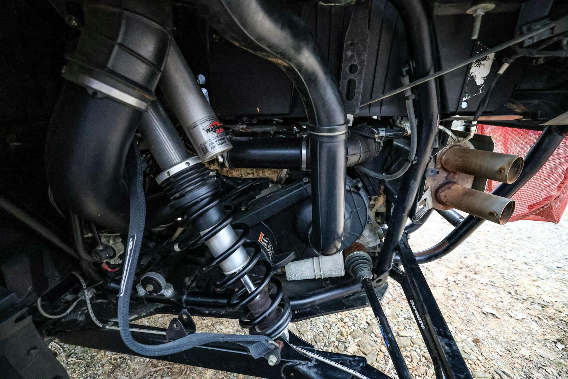 2021 Polaris RZR XP 1000 Premium passenger rear suspension