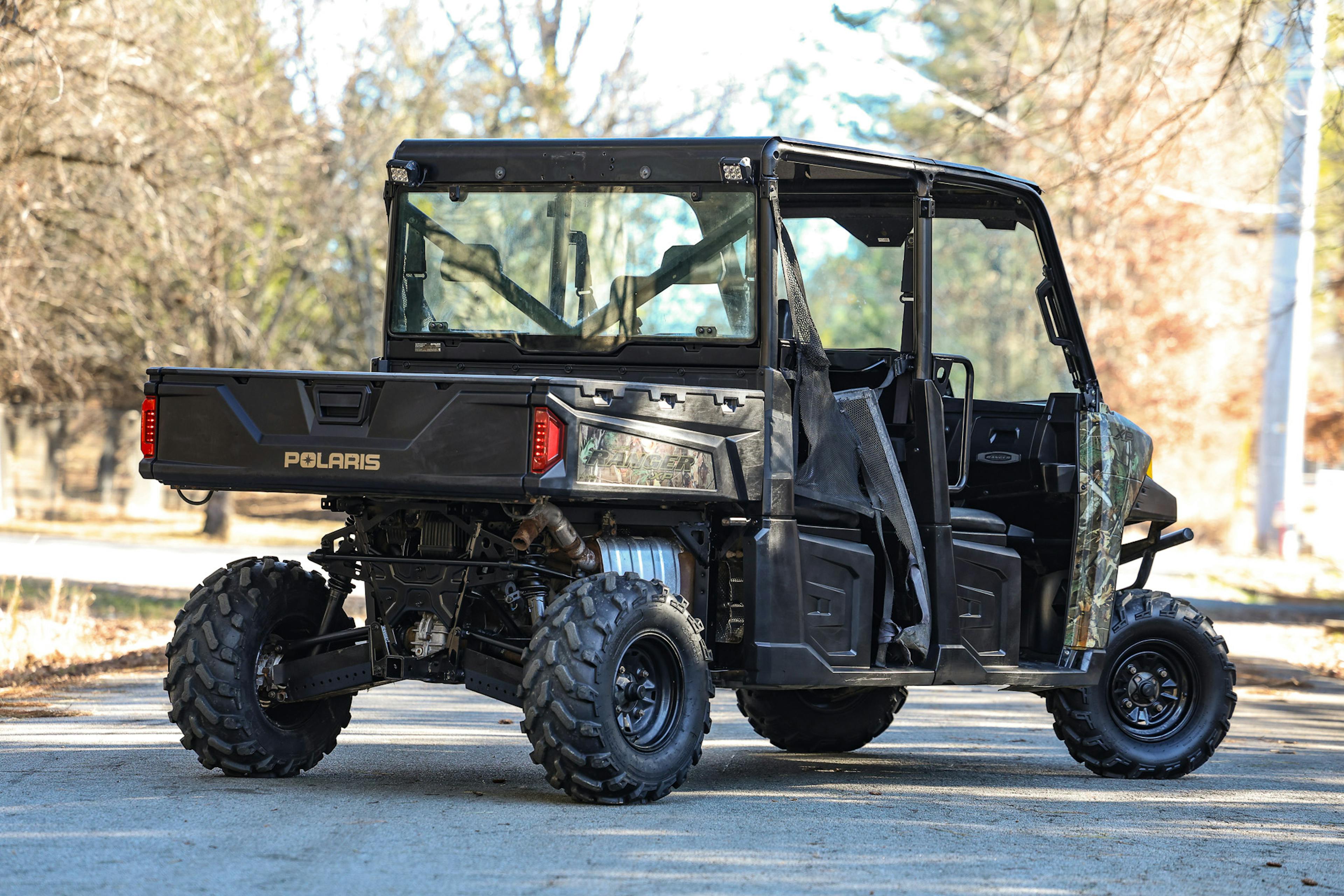 2019 Polaris Ranger Crew XP 900 EPS Polaris Pursuit Camo passenger rear 3/4