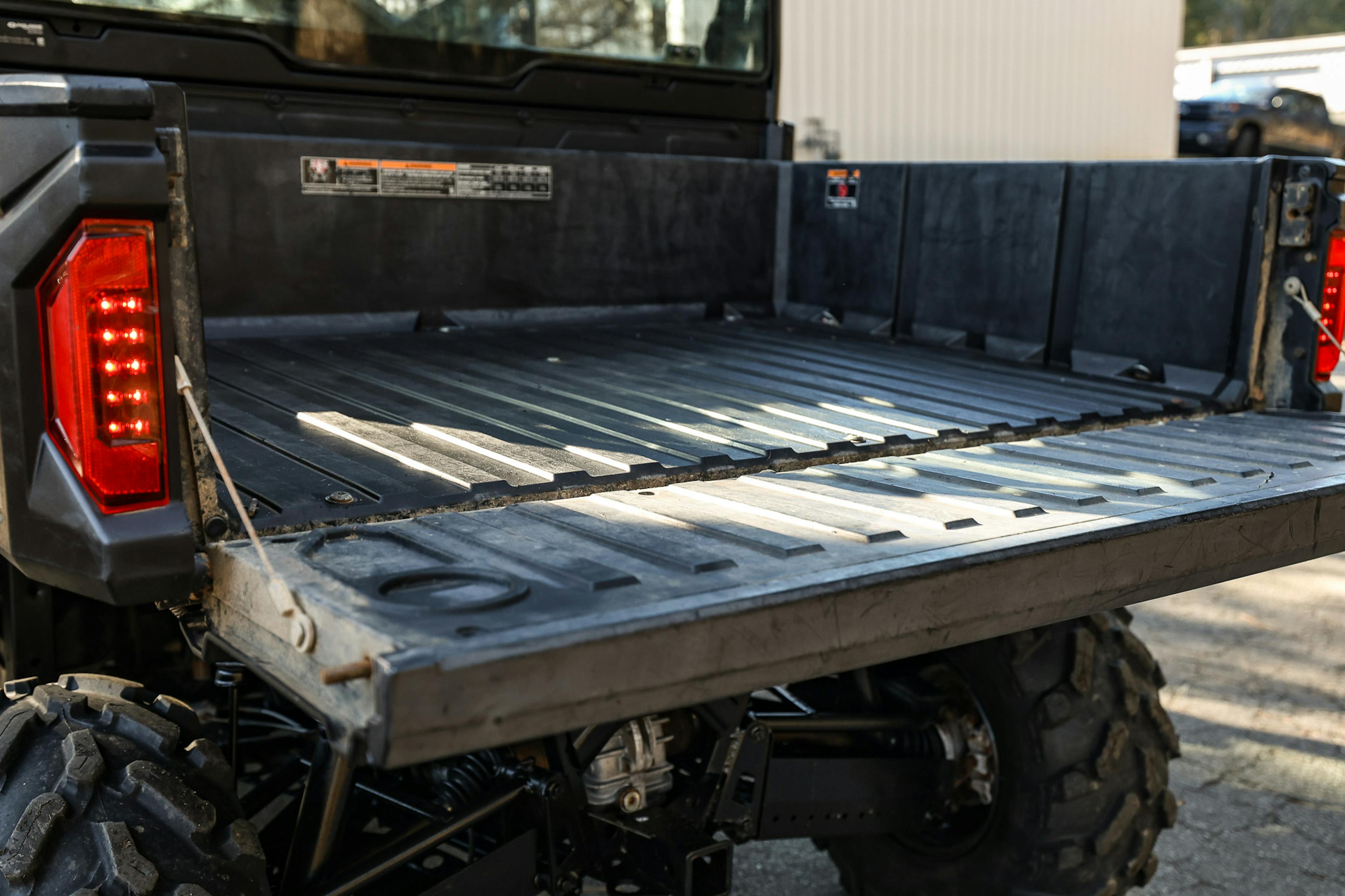 2019 Polaris Ranger Crew XP 900 EPS Polaris Pursuit Camo tailgate down