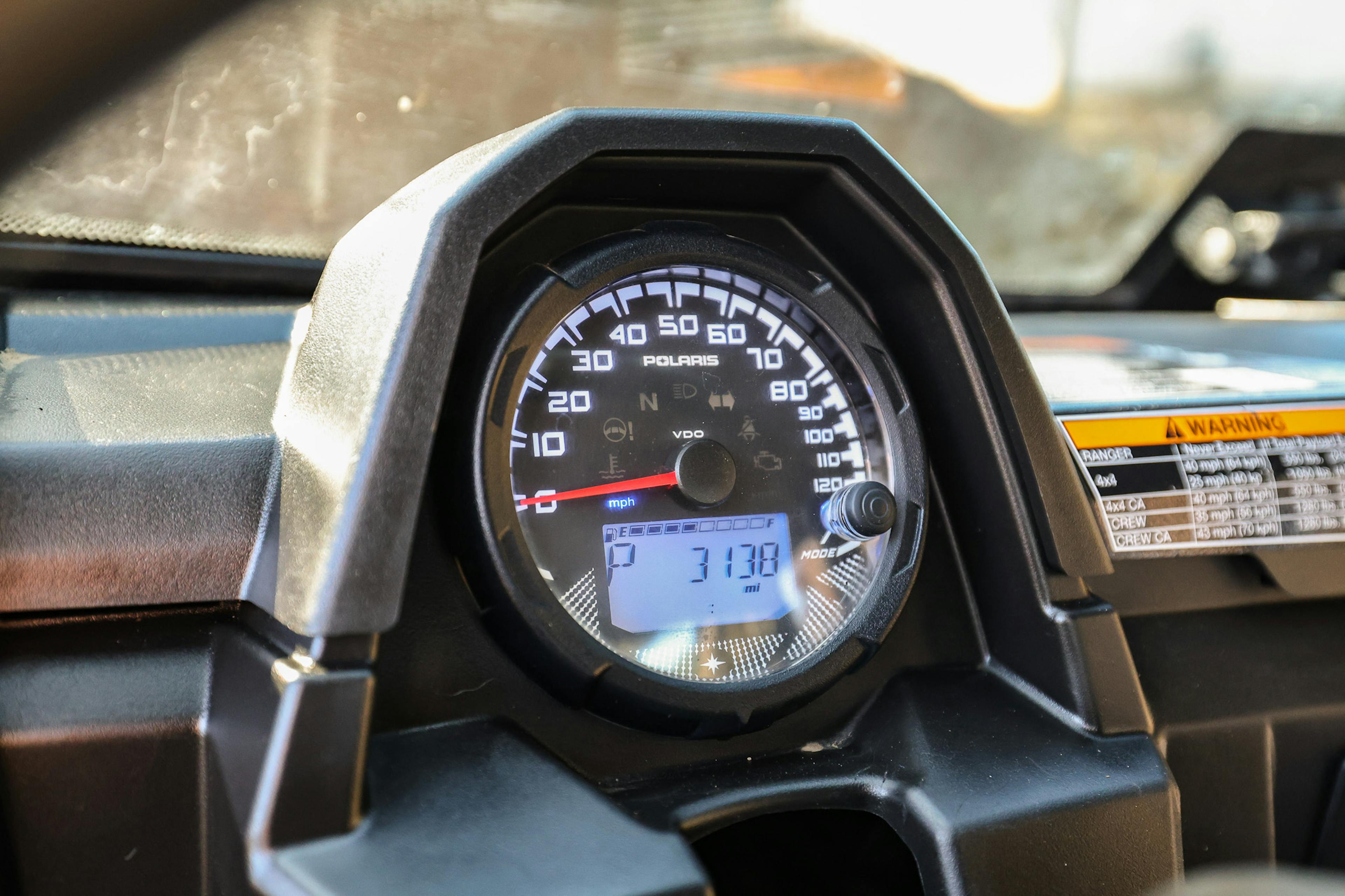 2019 Polaris Ranger Crew XP 900 EPS Polaris Pursuit Camo gauges