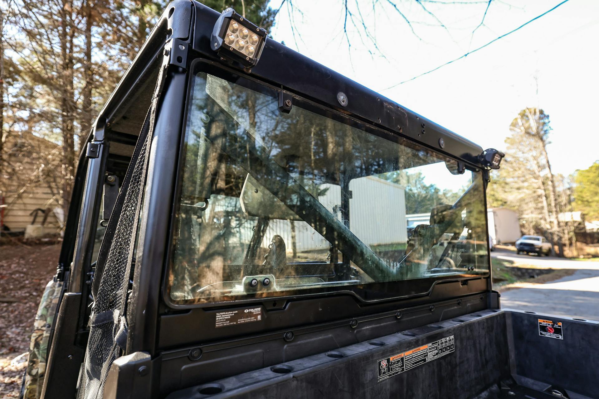2019 Polaris Ranger Crew XP 900 EPS Polaris Pursuit Camo rear windshield