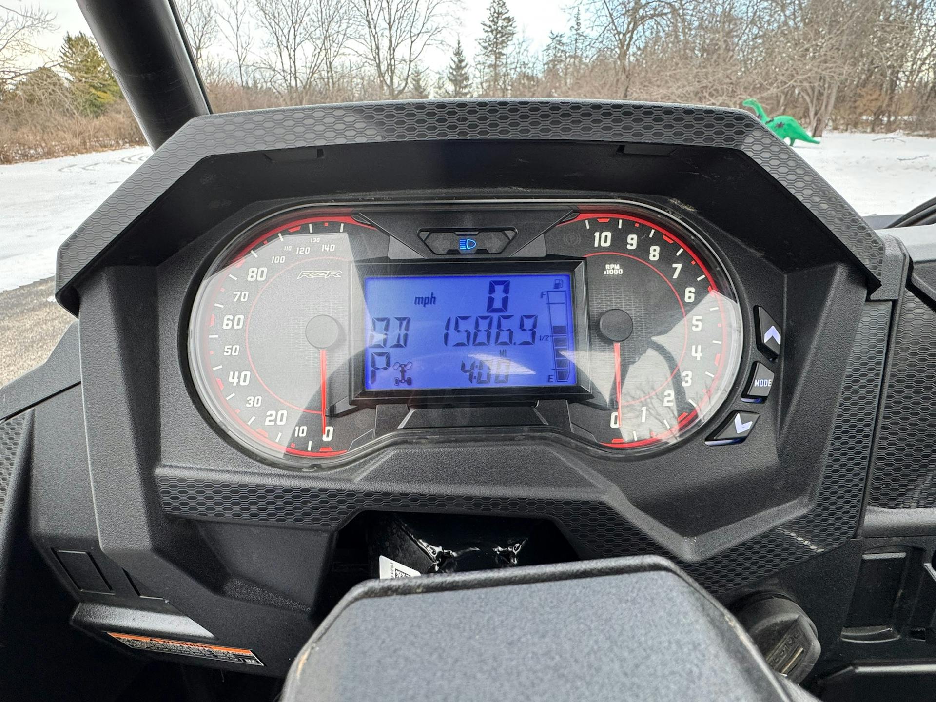2023 Polaris RZR XP1000 Sport gauges wide