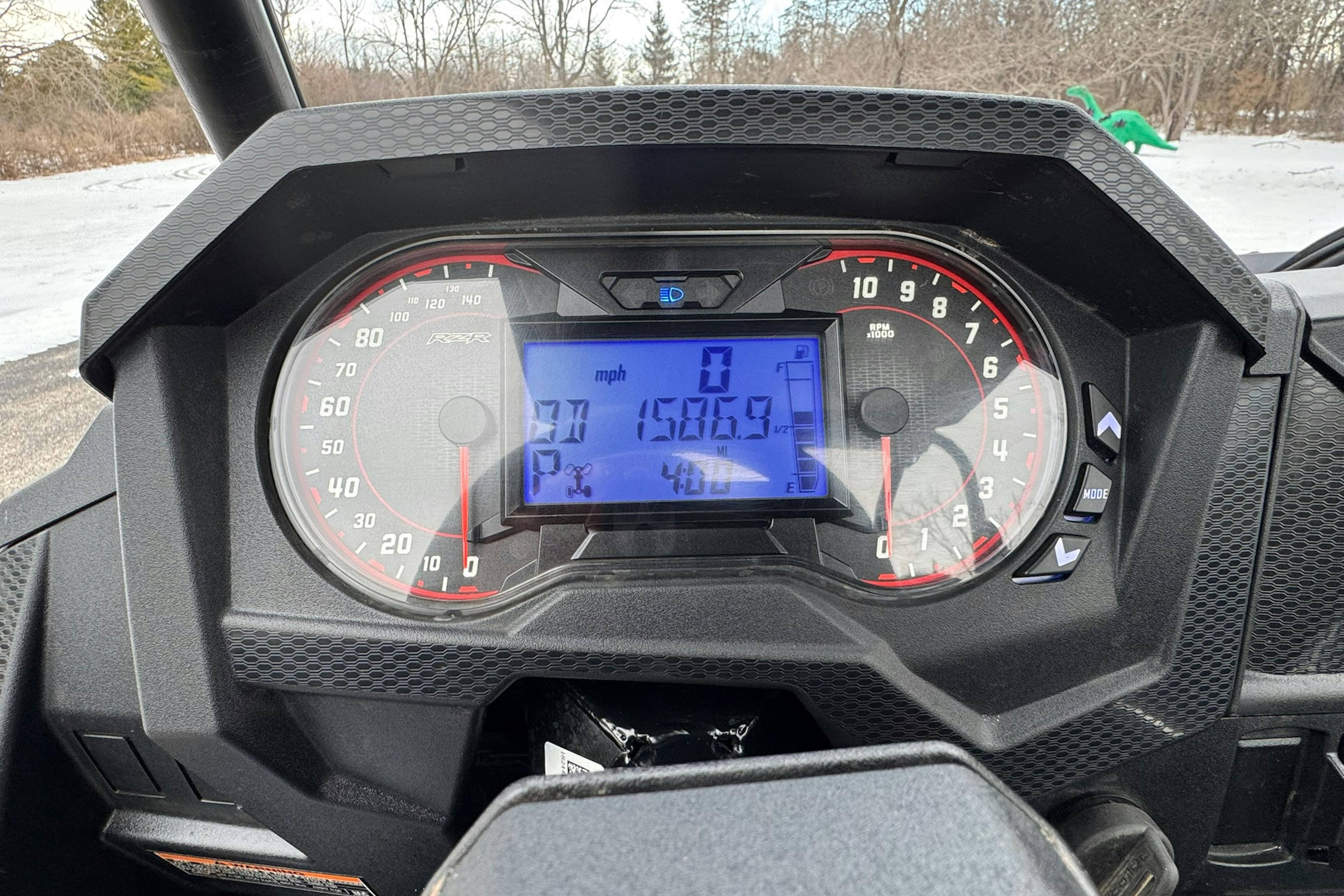 2023 Polaris RZR XP1000 Sport gauges wide