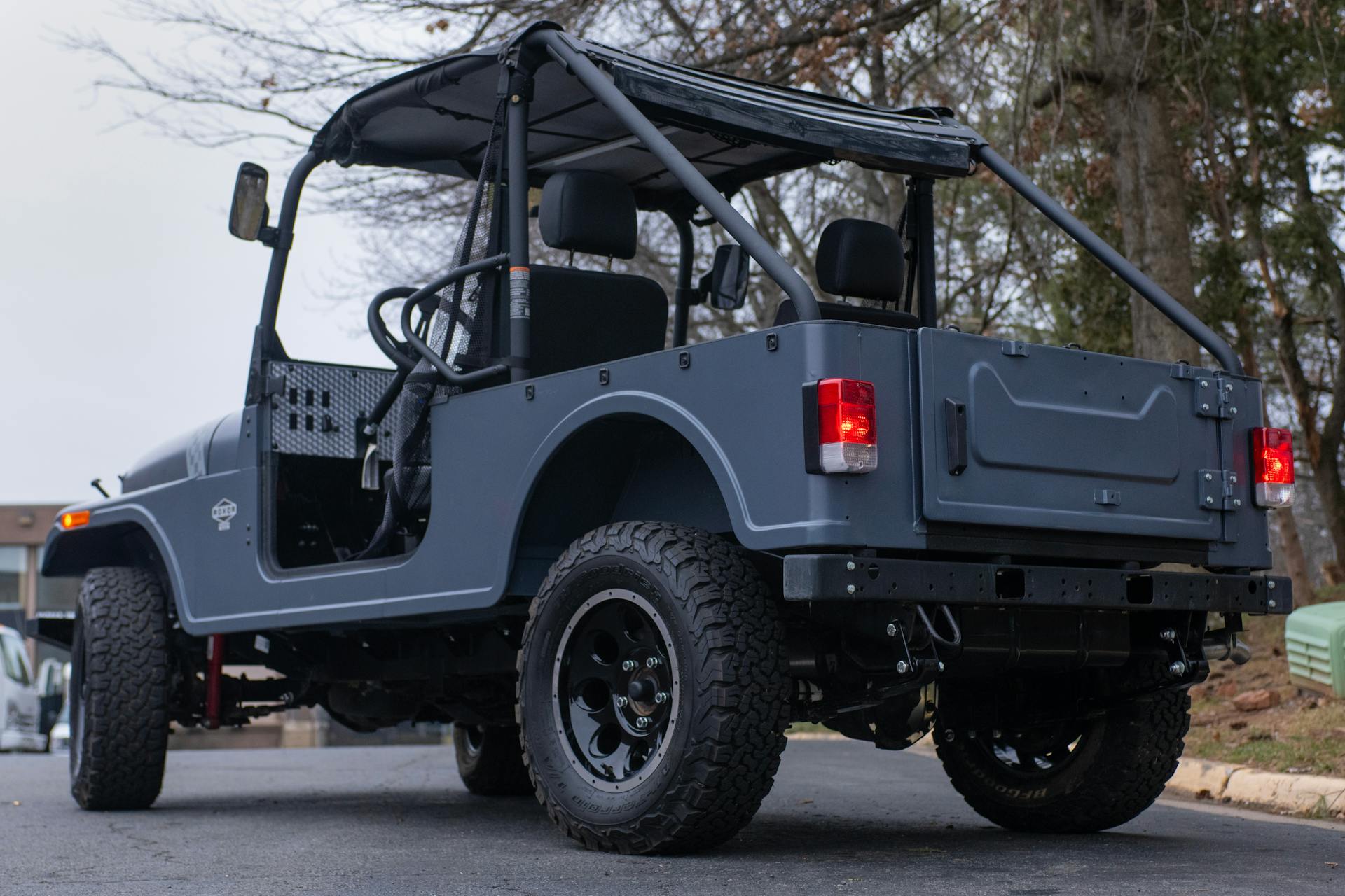 2018 Mahindra Roxor SE rear driver 3/4