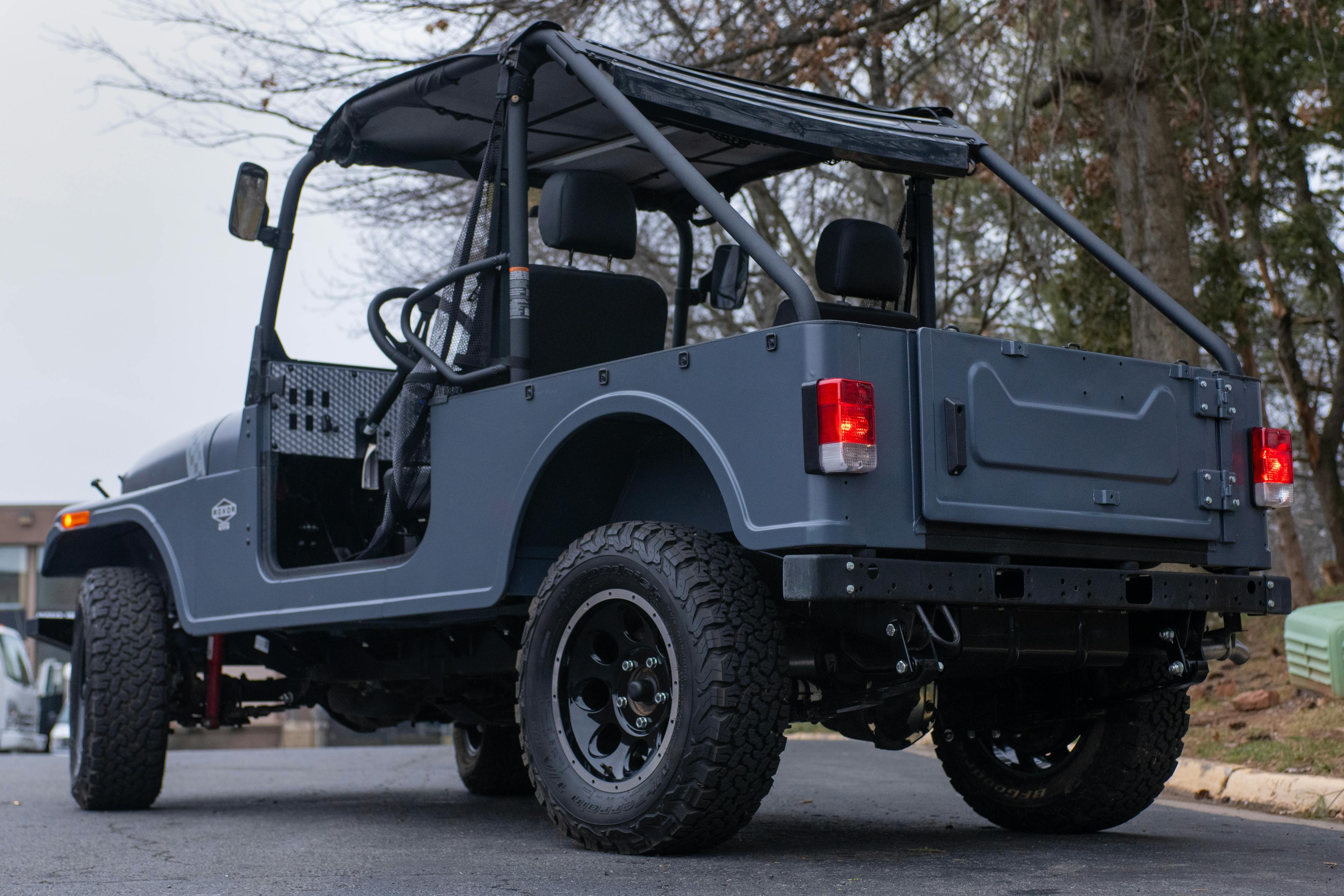2018 Mahindra Roxor SE rear driver 3/4