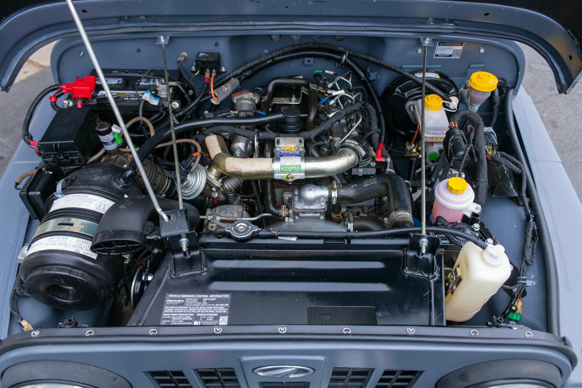 2018 Mahindra Roxor SE engine