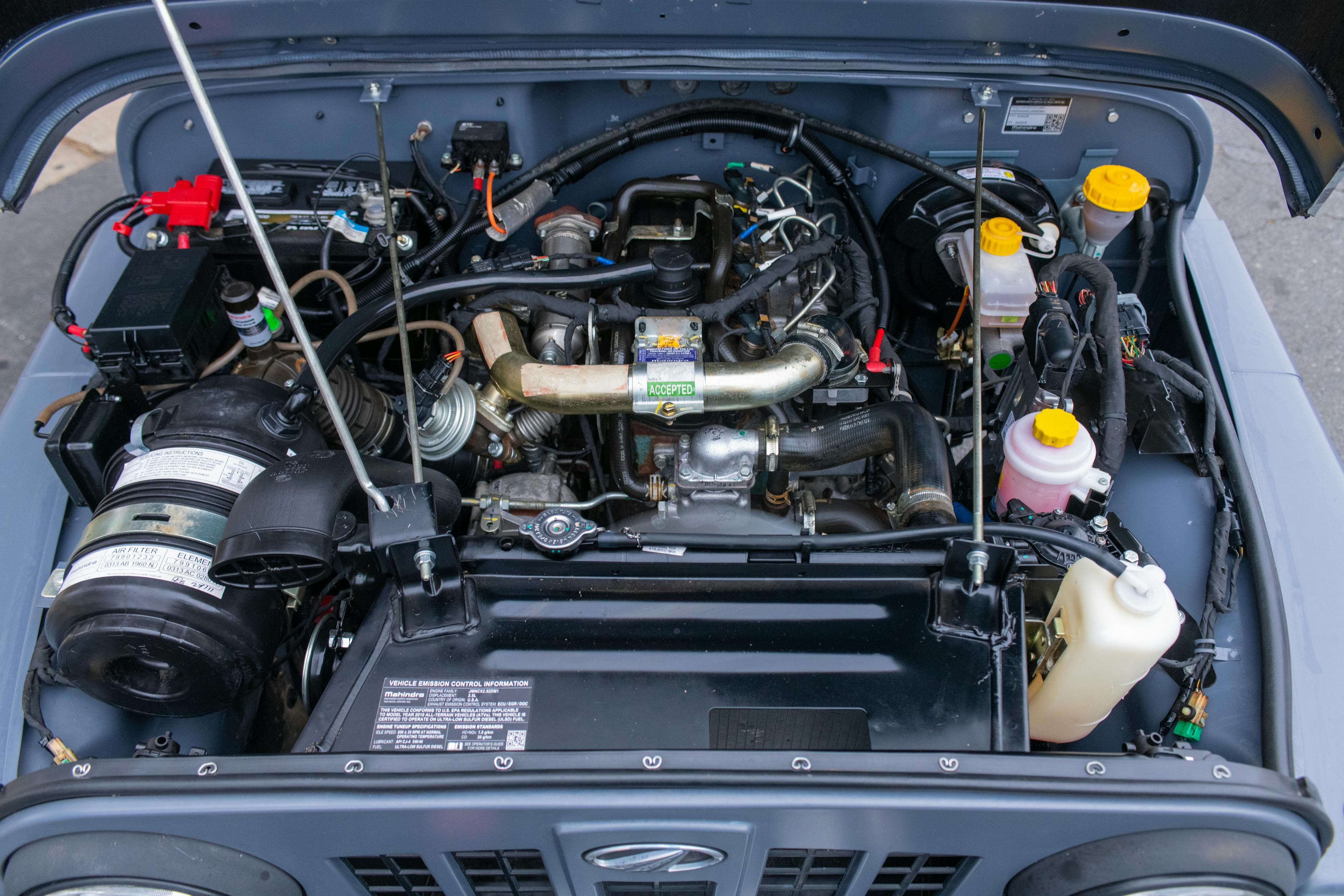 2018 Mahindra Roxor SE engine