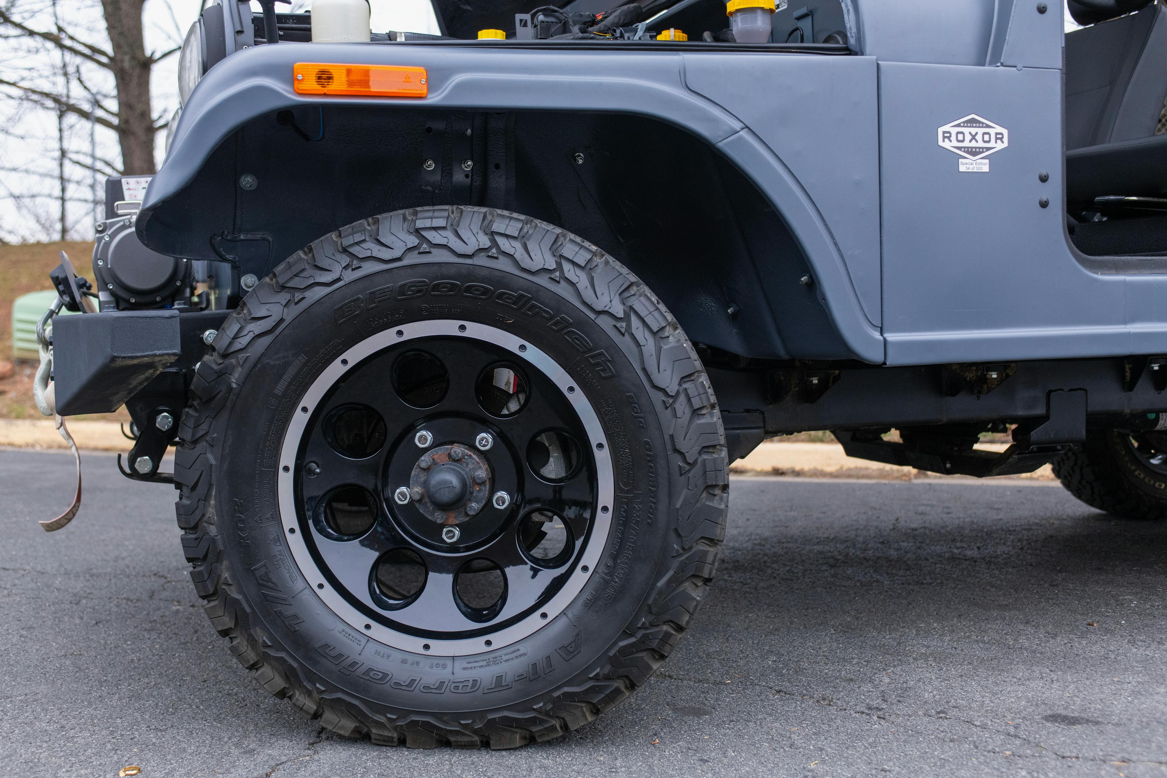 2018 Mahindra Roxor SE driver front tire