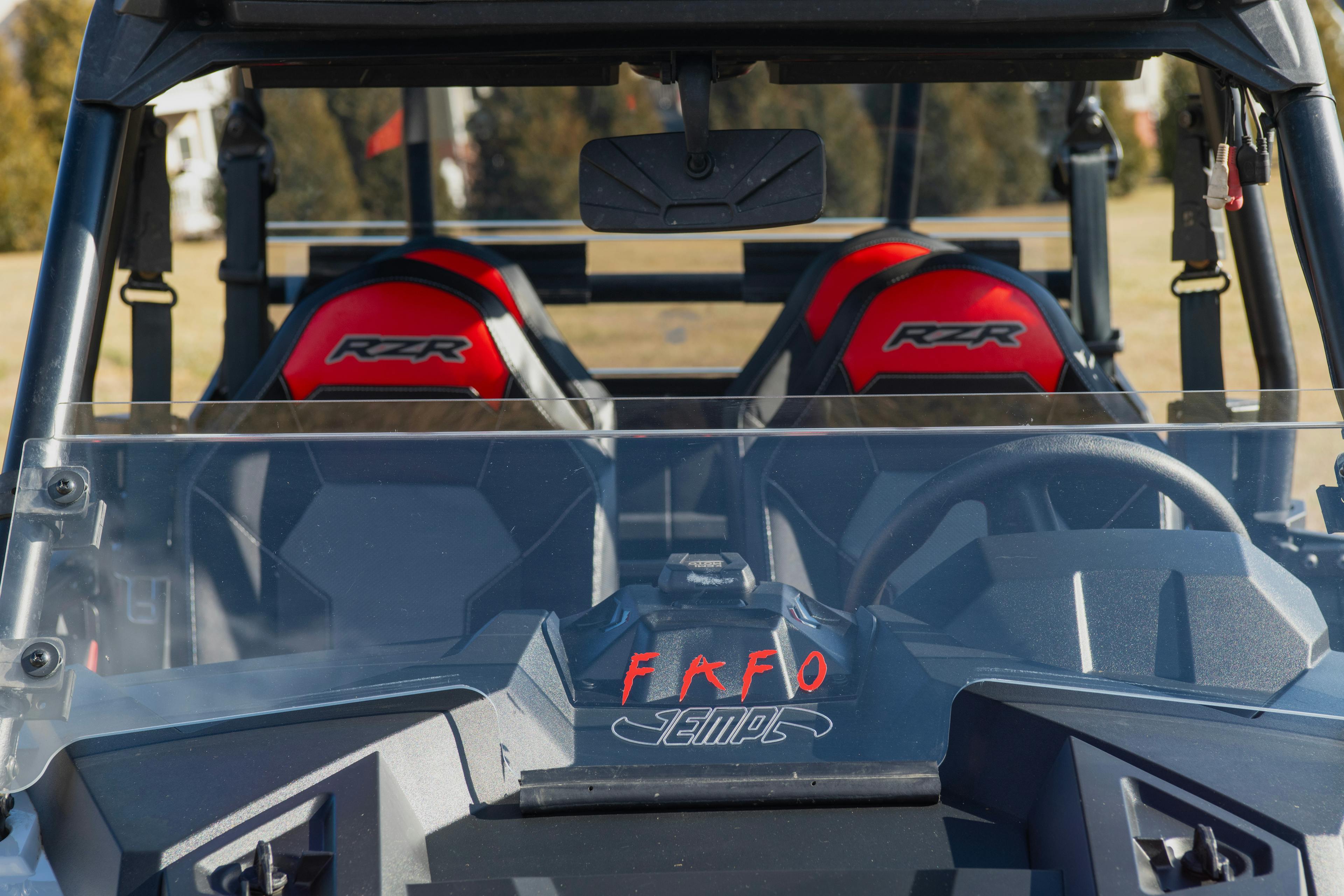 2022 Polaris RZR XP4 1000 front windshield