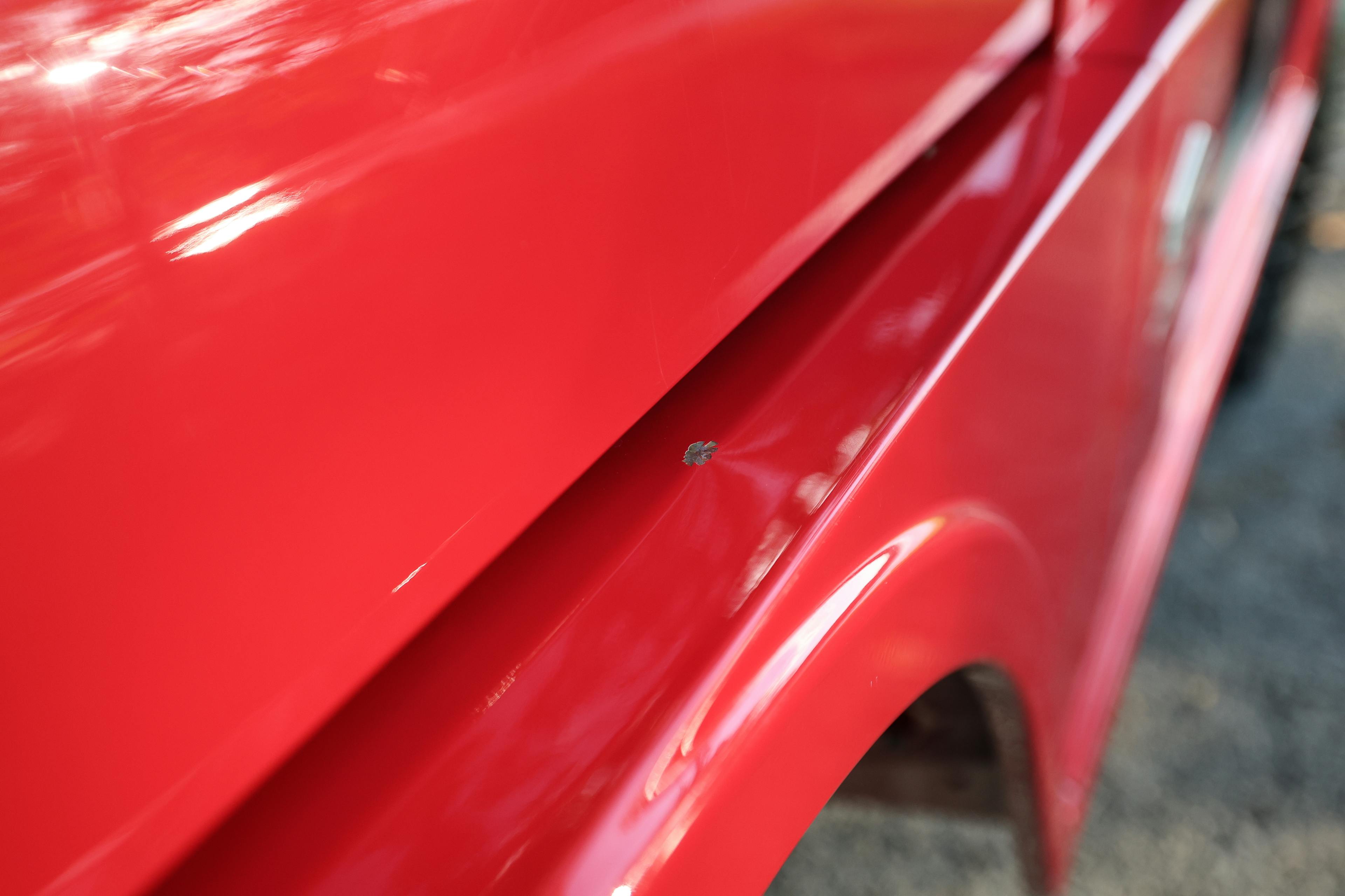 2022 Mahindra Roxor fender blemish