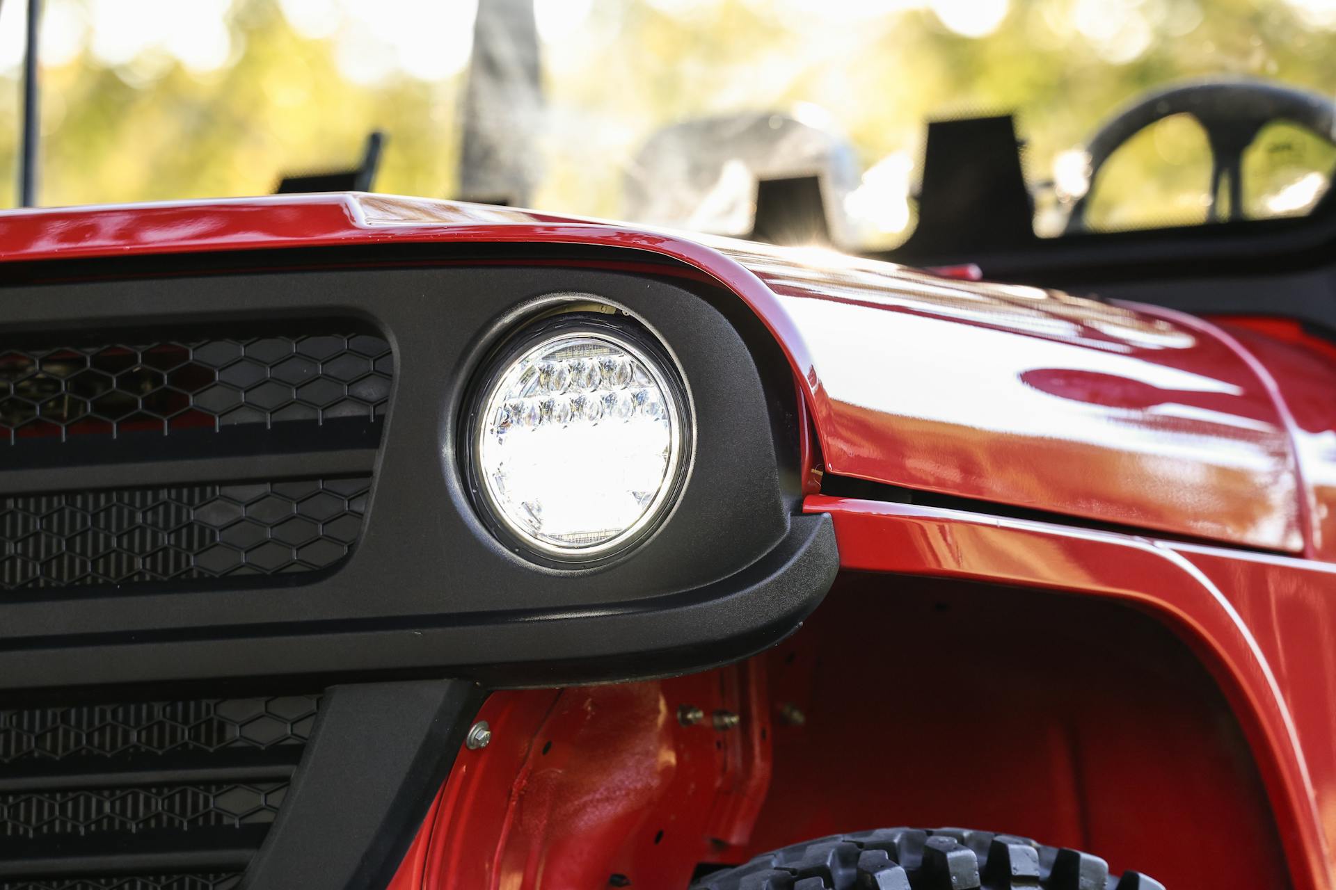 2022 Mahindra Roxor driver headlight