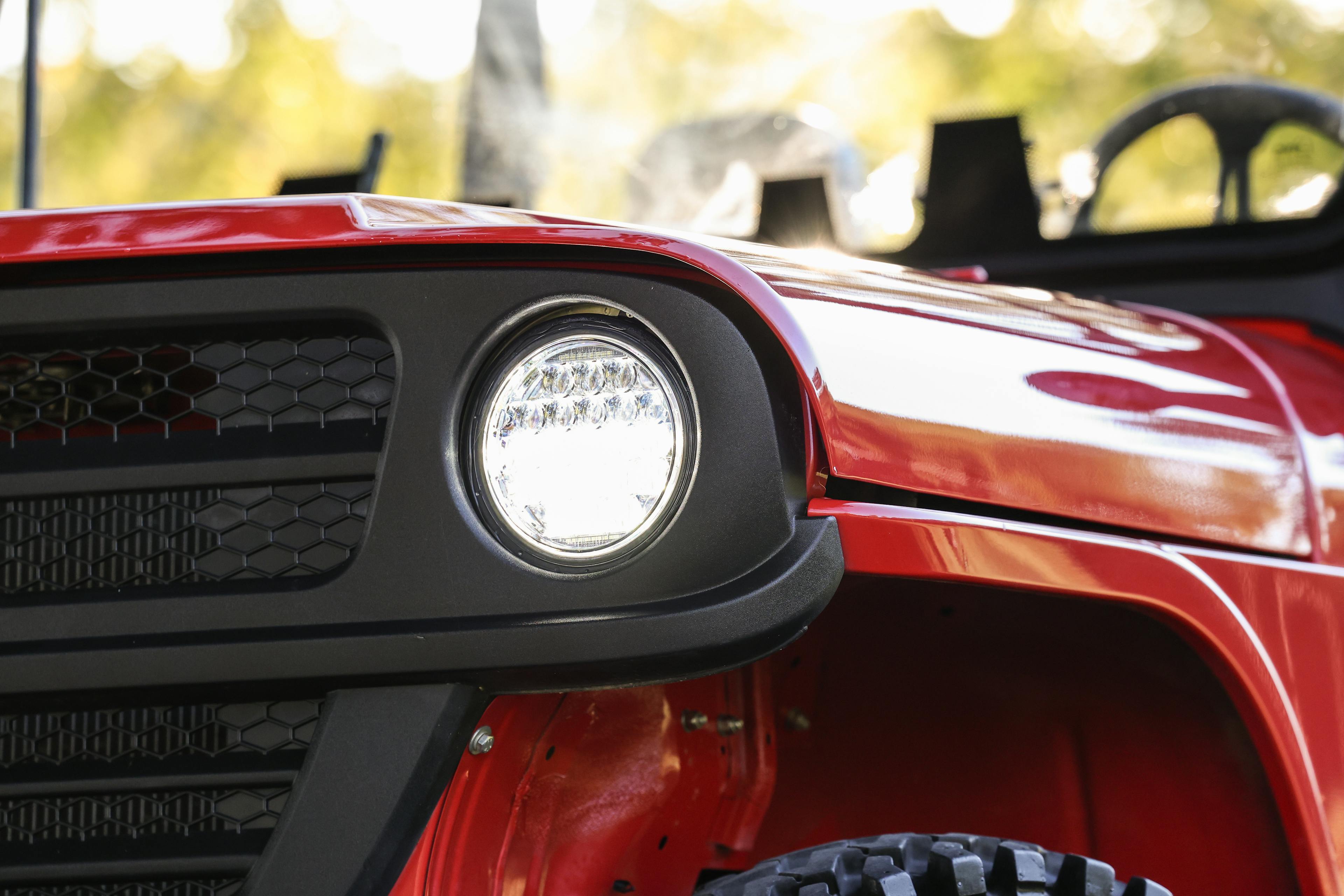 2022 Mahindra Roxor driver headlight