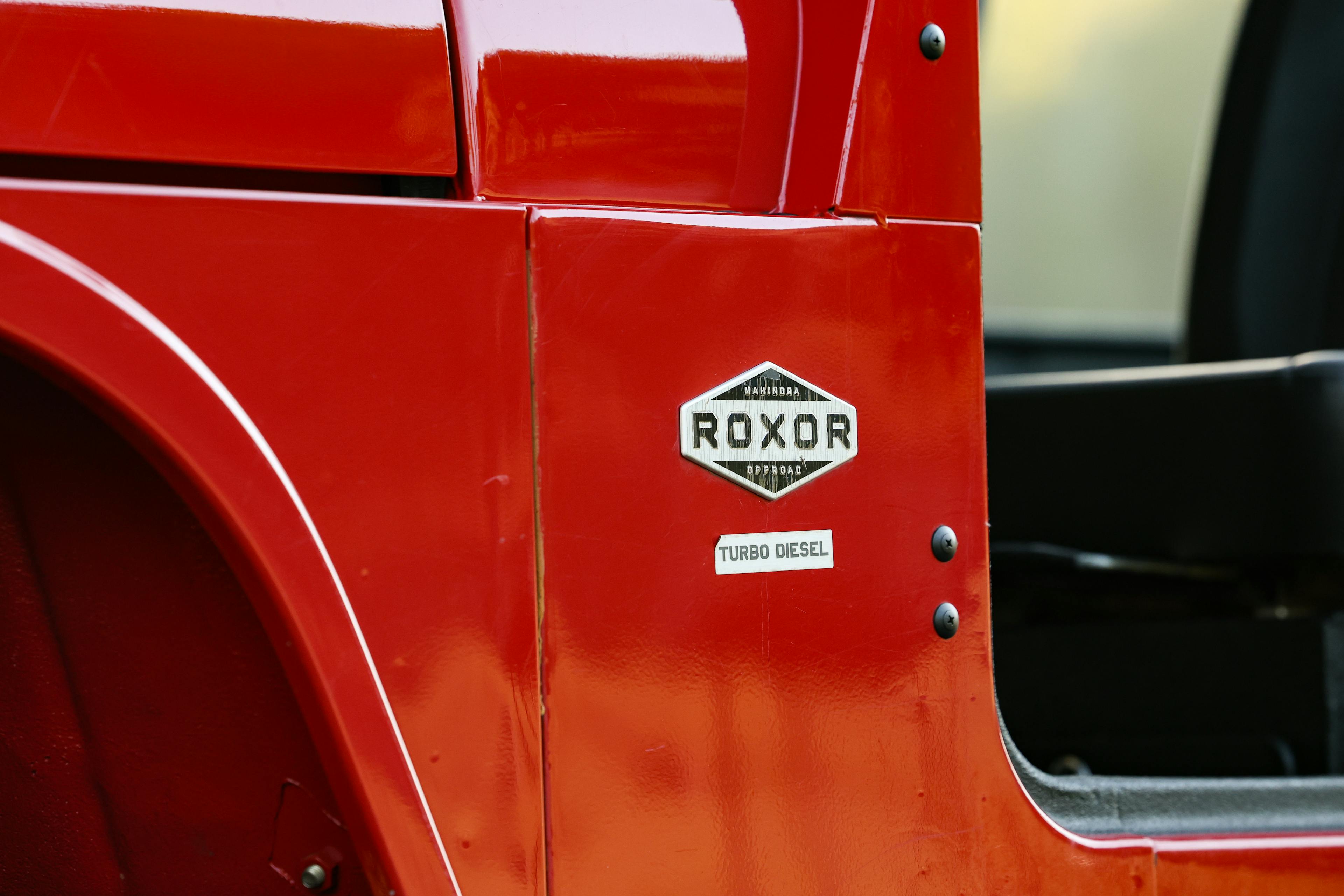 2022 Mahindra Roxor fender badge