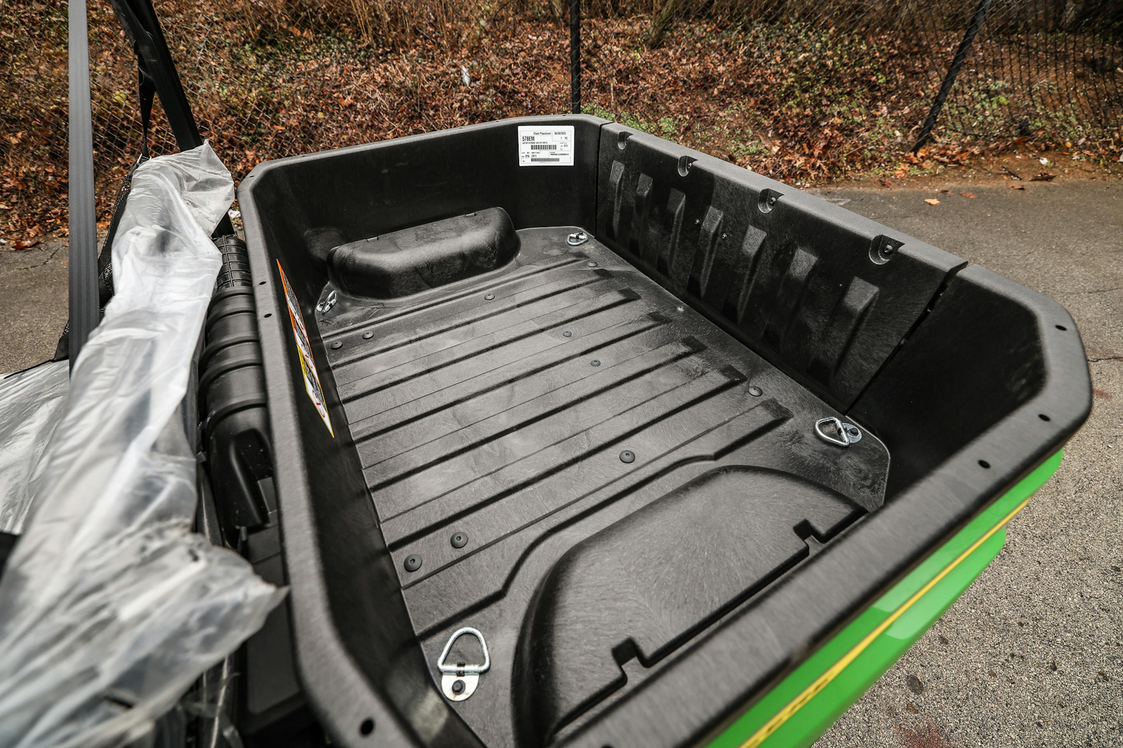 2025 John Deere Gator XUV560E bed interior