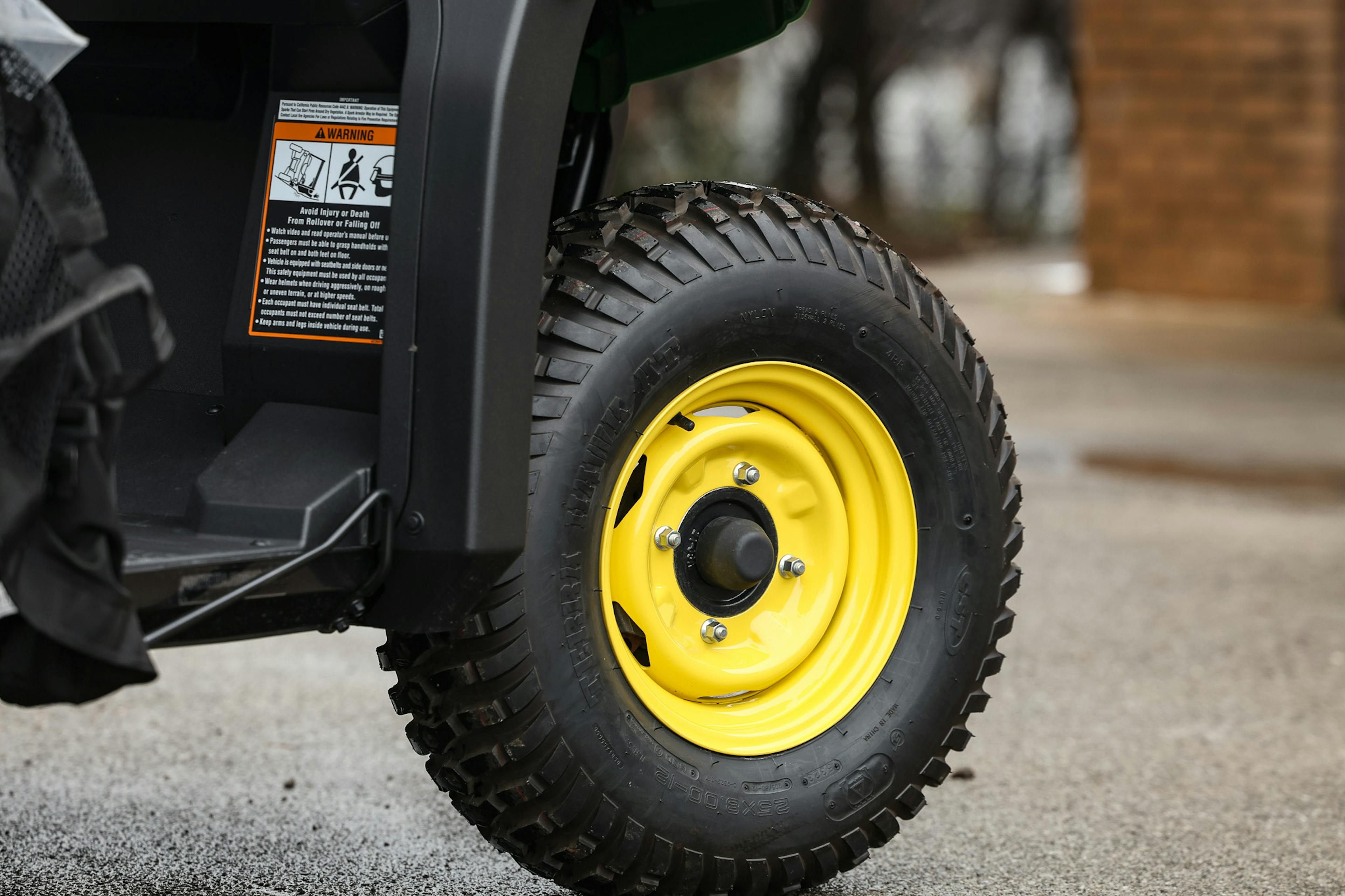 2025 John Deere Gator XUV560E passenger front tire