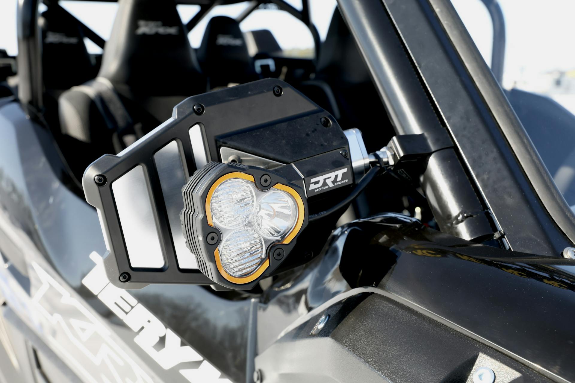 2025 Kawasaki KRX4 1000 DRT lighted side mirror detail