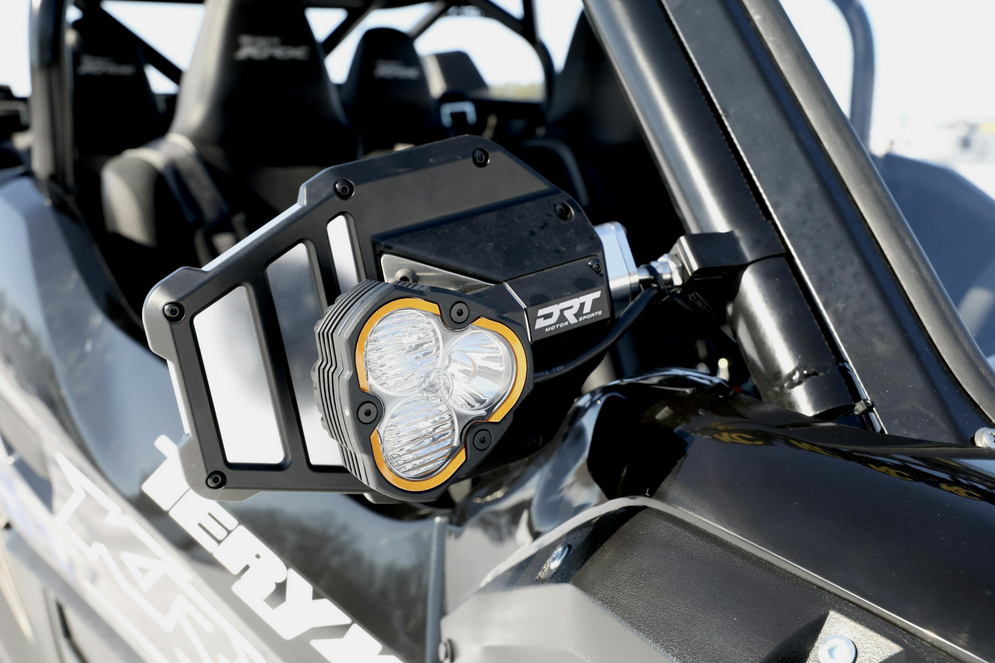 2025 Kawasaki KRX4 1000 DRT lighted side mirror detail