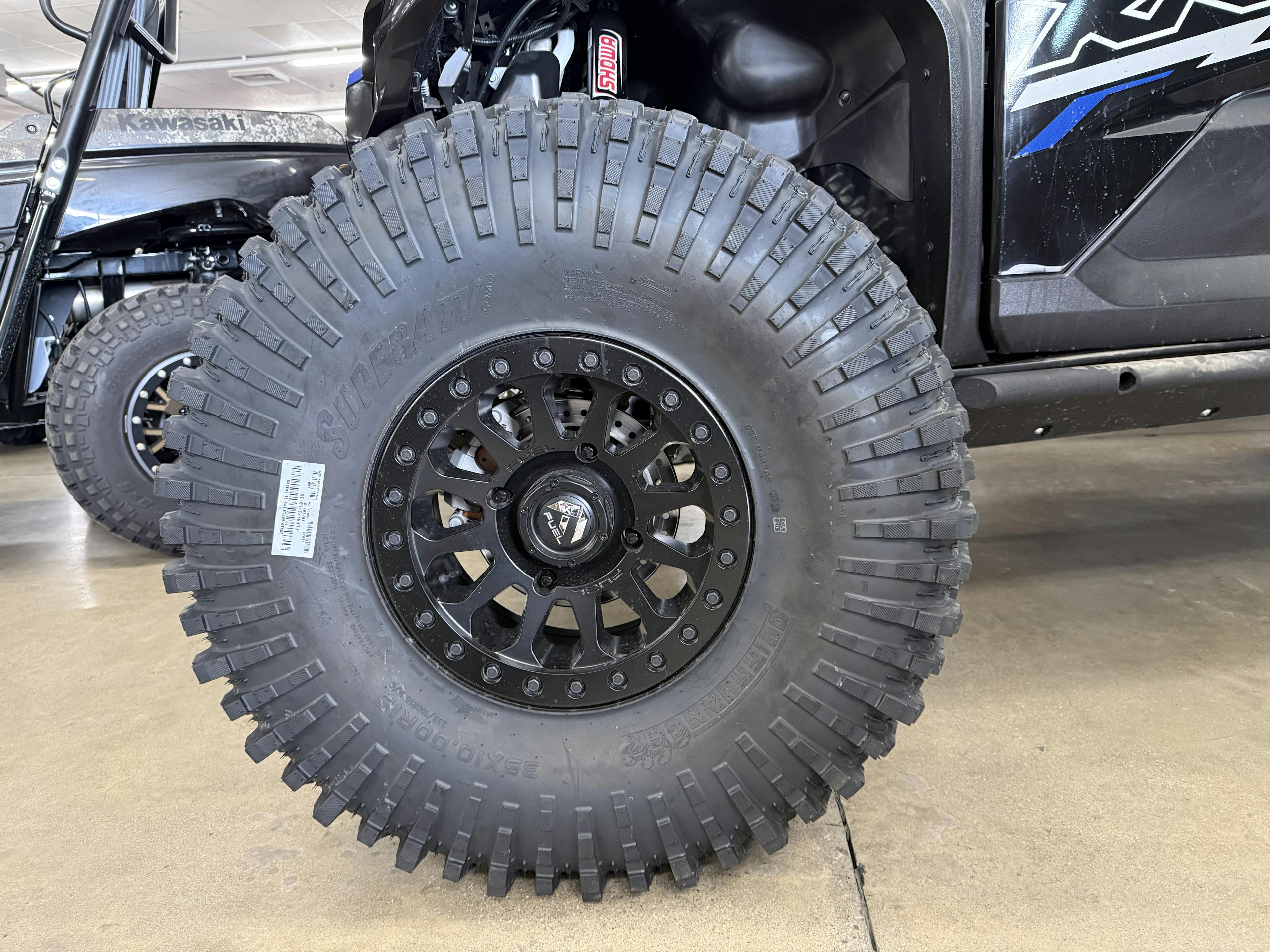 2025 Kawasaki KRX4 1000 driver front tire