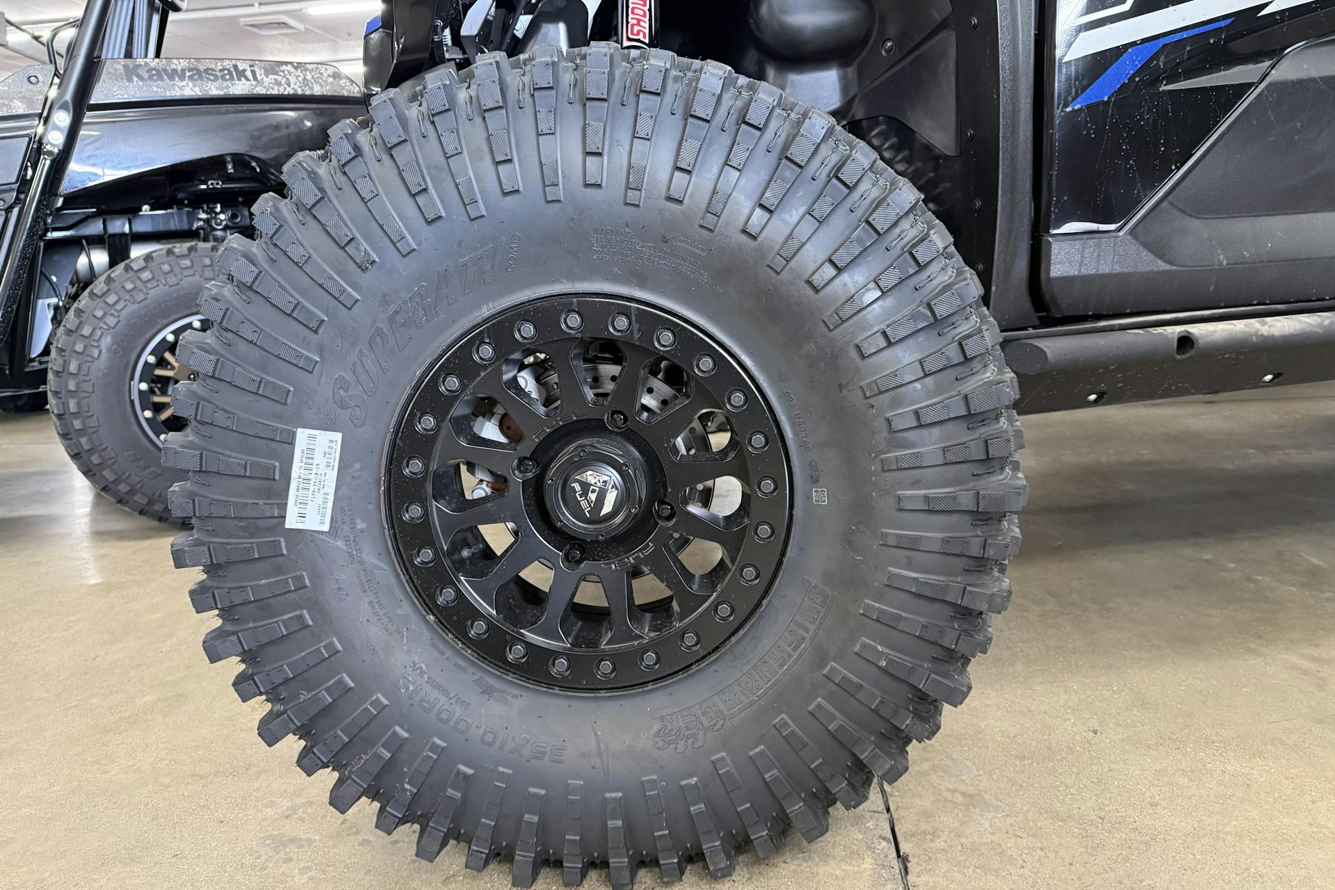 2025 Kawasaki KRX4 1000 driver front tire