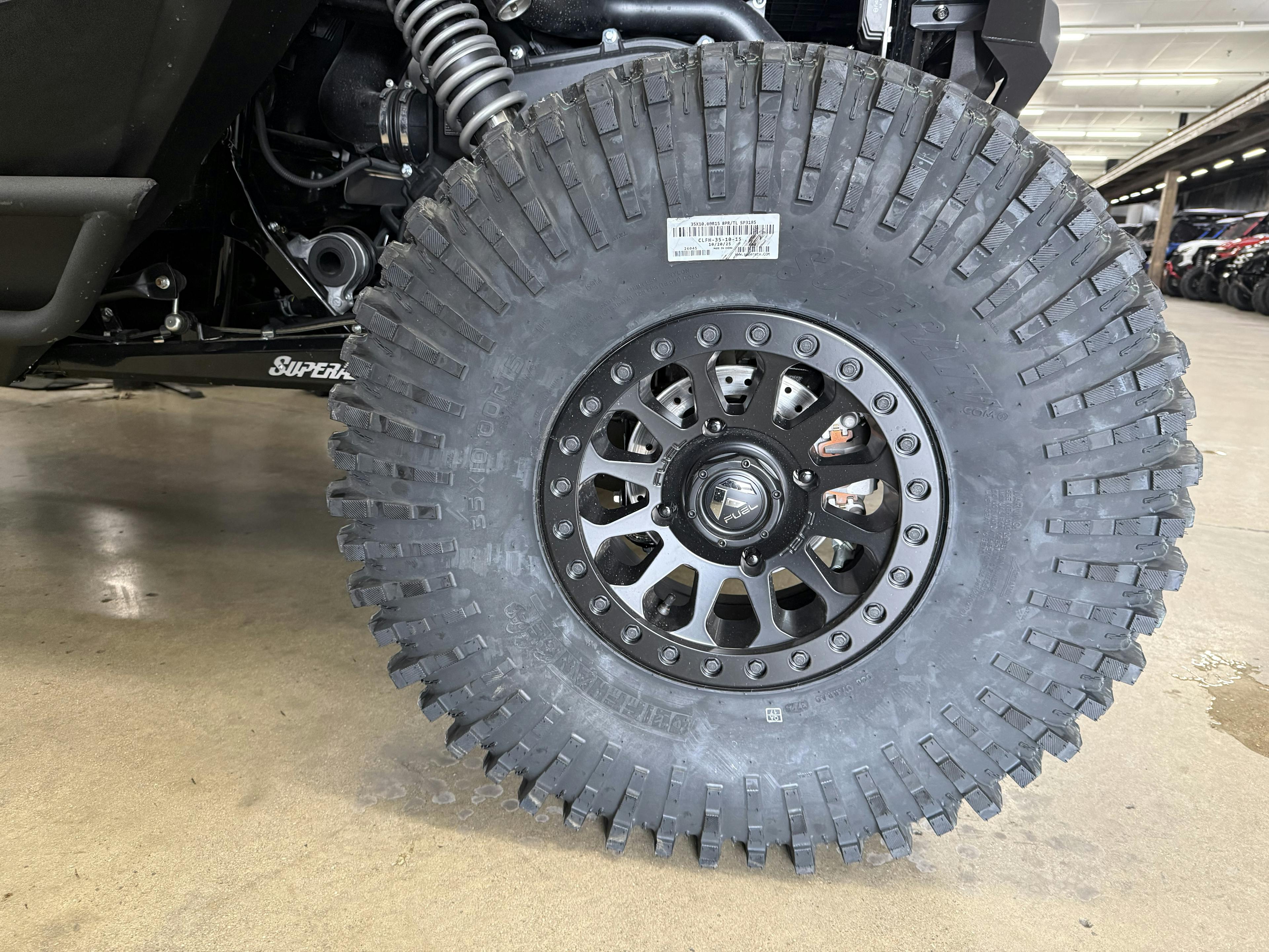 2025 Kawasaki KRX4 1000 driver rear tire