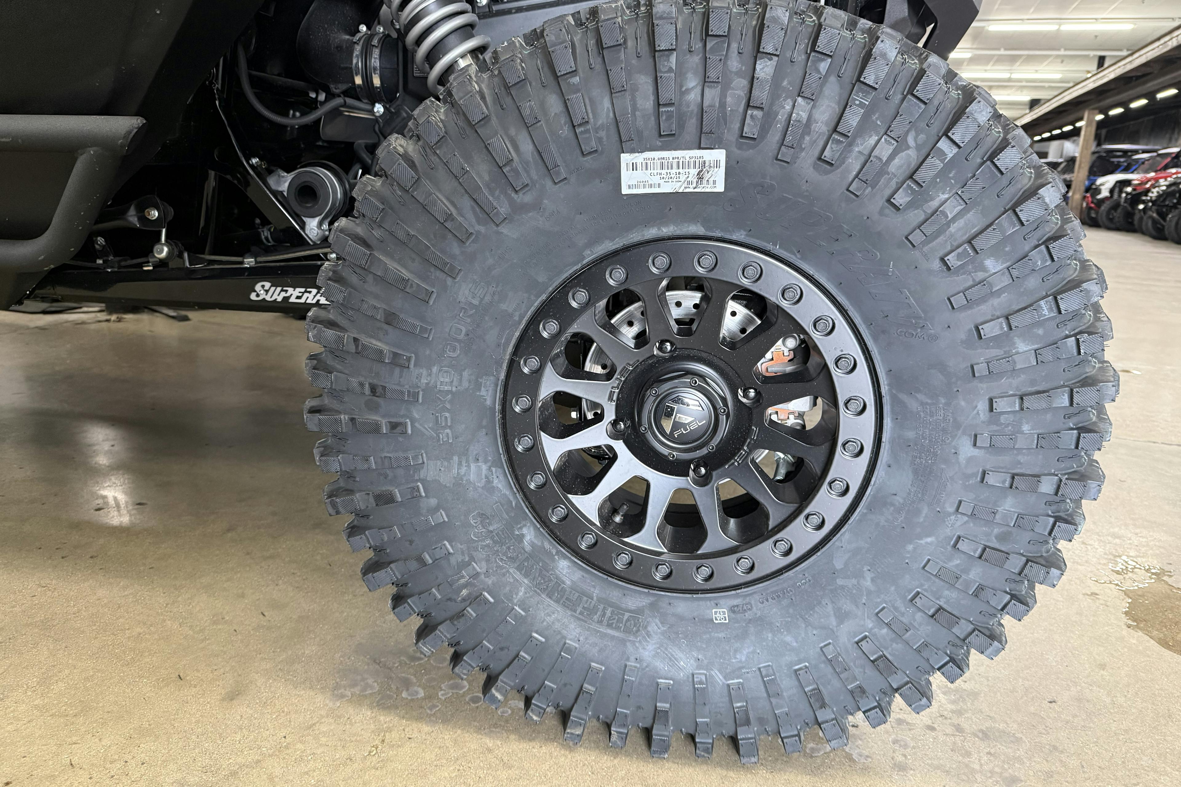 2025 Kawasaki KRX4 1000 driver rear tire