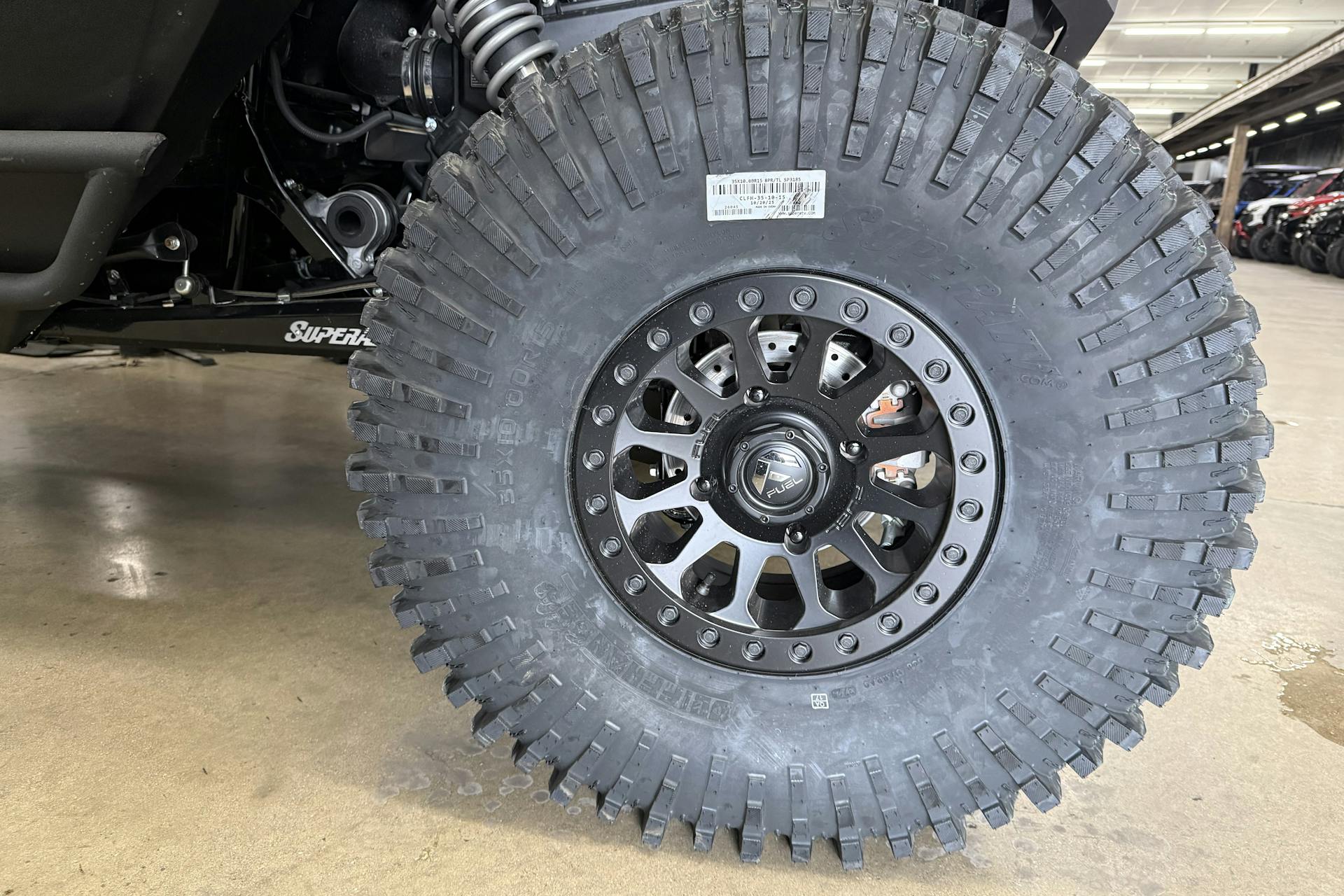 2025 Kawasaki KRX4 1000 driver rear tire