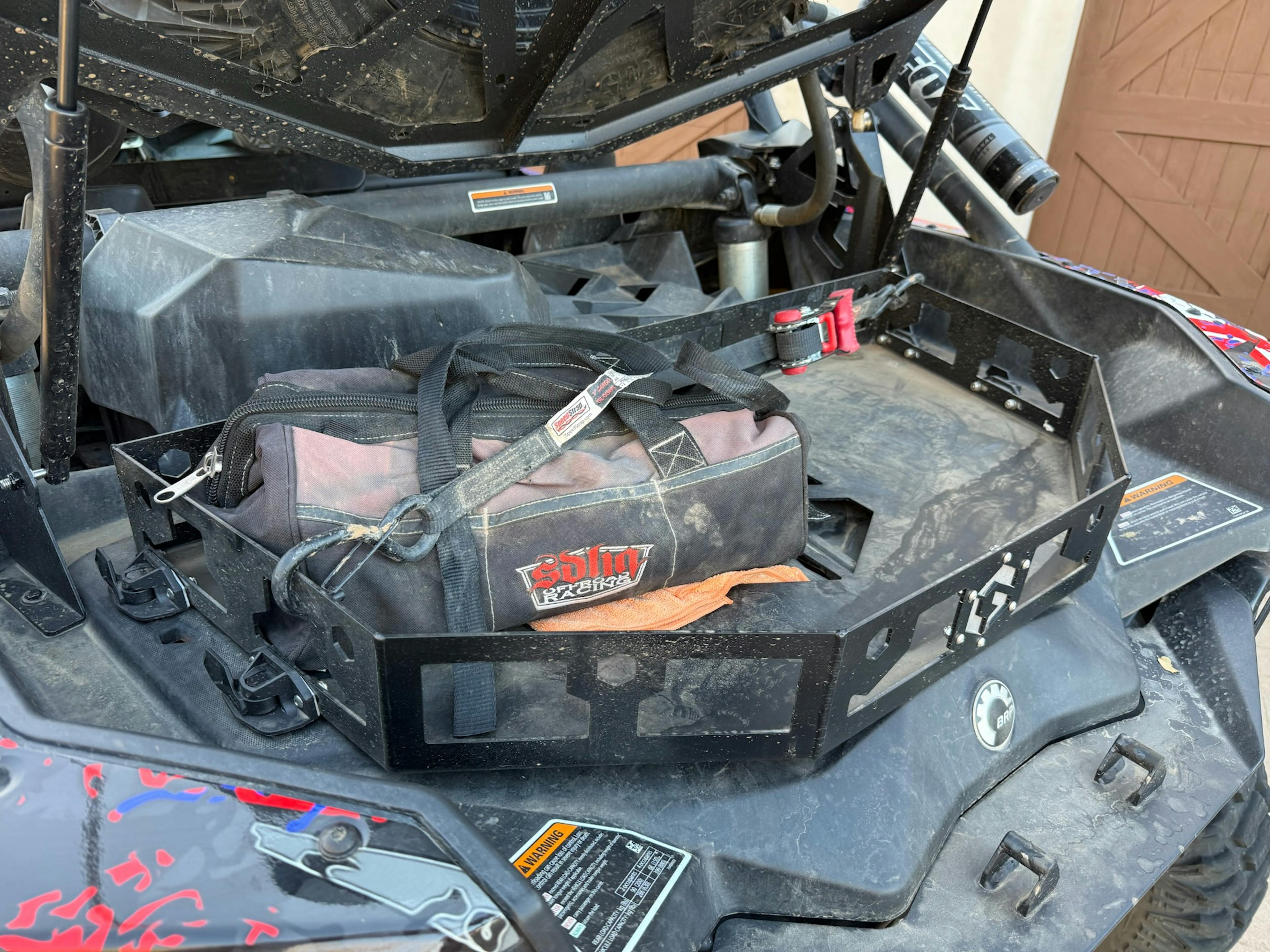 2019 Can-Am Maverick X3 Max X RS Turbo R cargo tray closeup