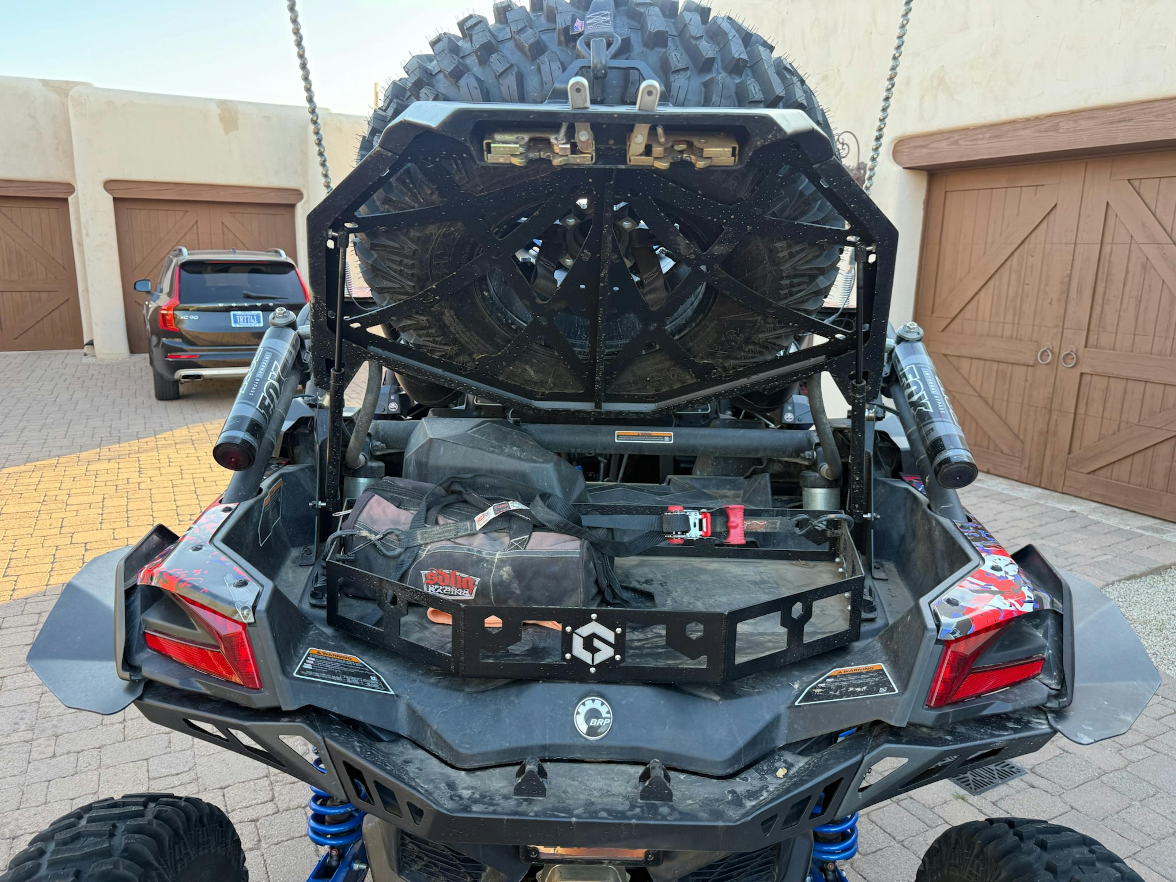 2019 Can-Am Maverick X3 Max X RS Turbo R spare carrier up/bed