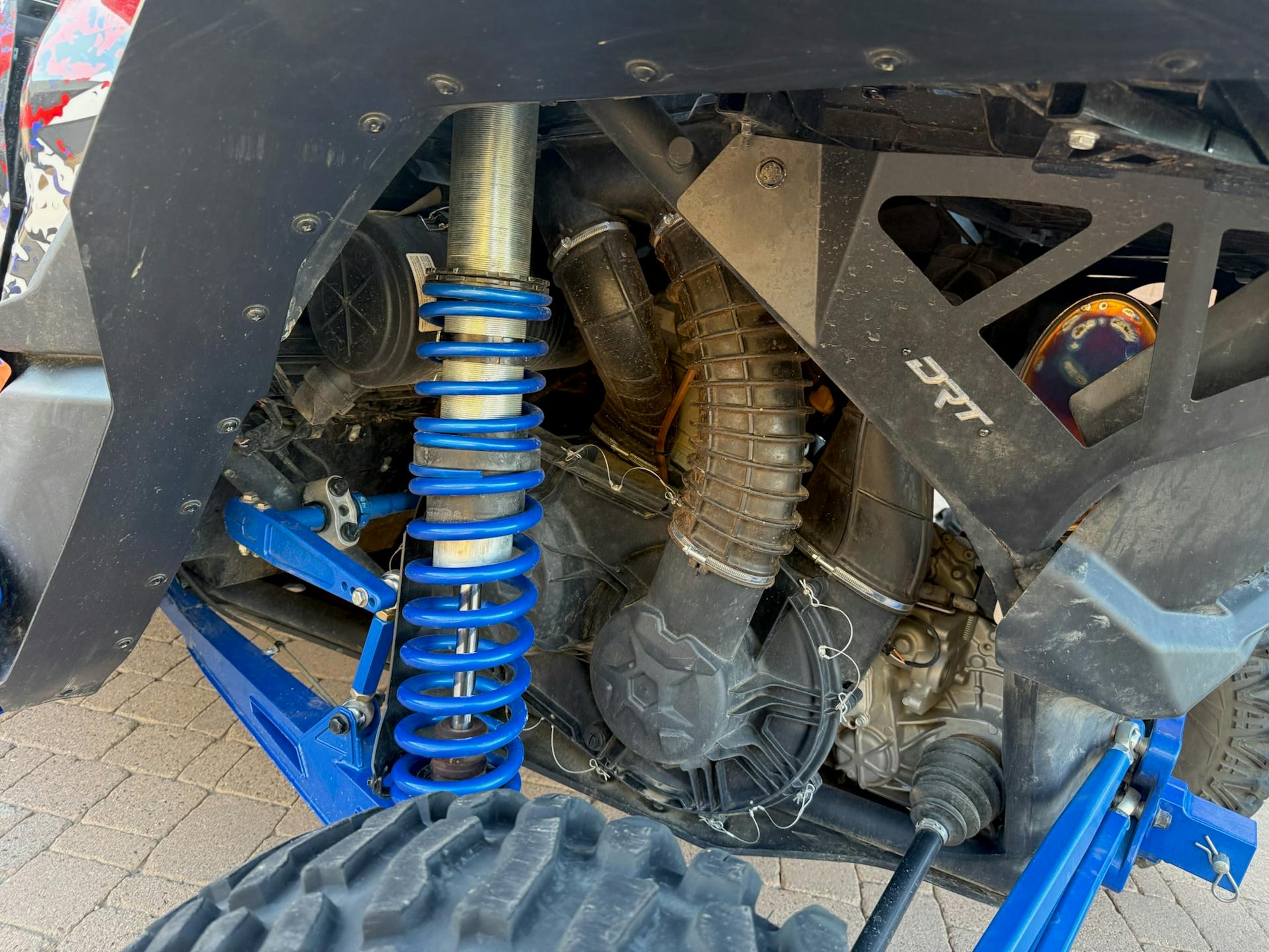 2019 Can-Am Maverick X3 Max X RS Turbo R driver side rear suspension