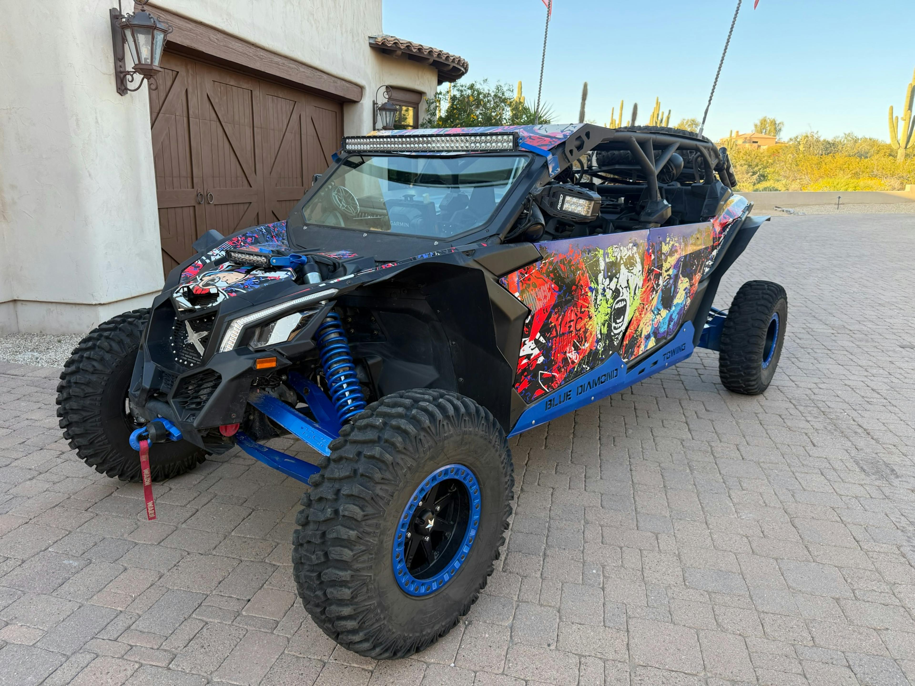 2019 Can-Am Maverick X3 Max X RS Turbo R driver front 3/4