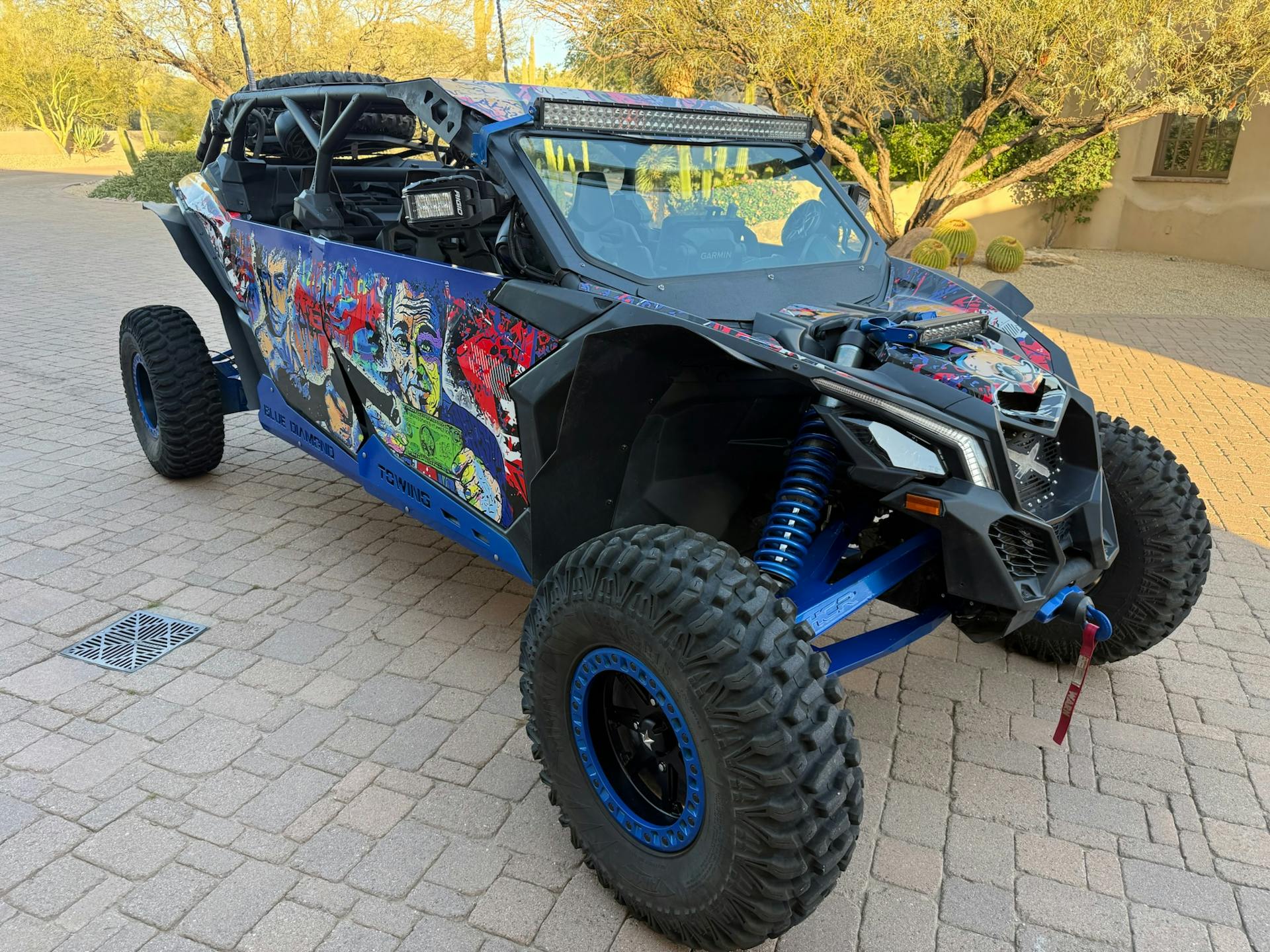2019 Can-Am Maverick X3 Max X RS Turbo R passenger front 3/4