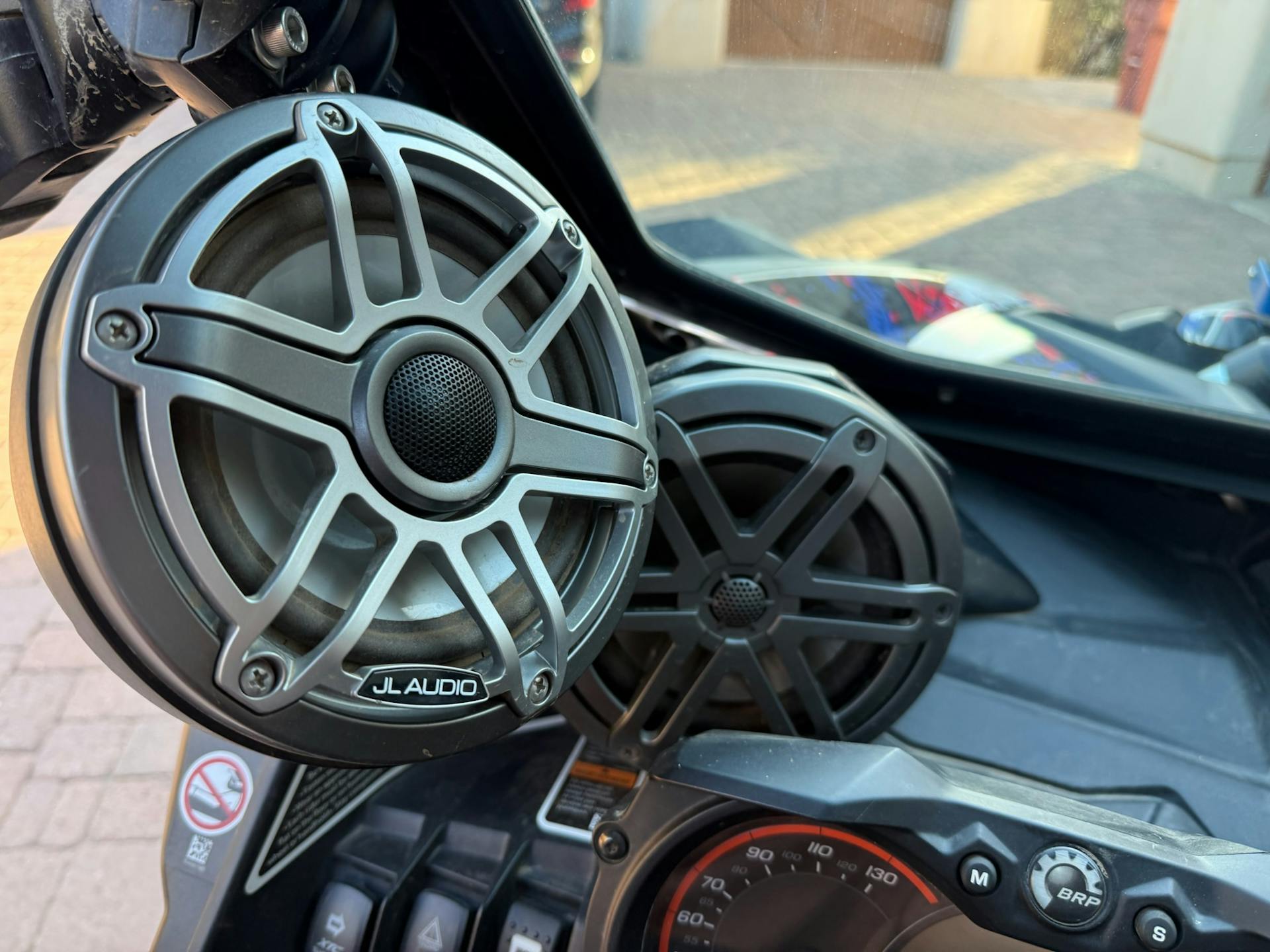 2019 Can-Am Maverick X3 Max X RS Turbo R driver a-pillar speakers