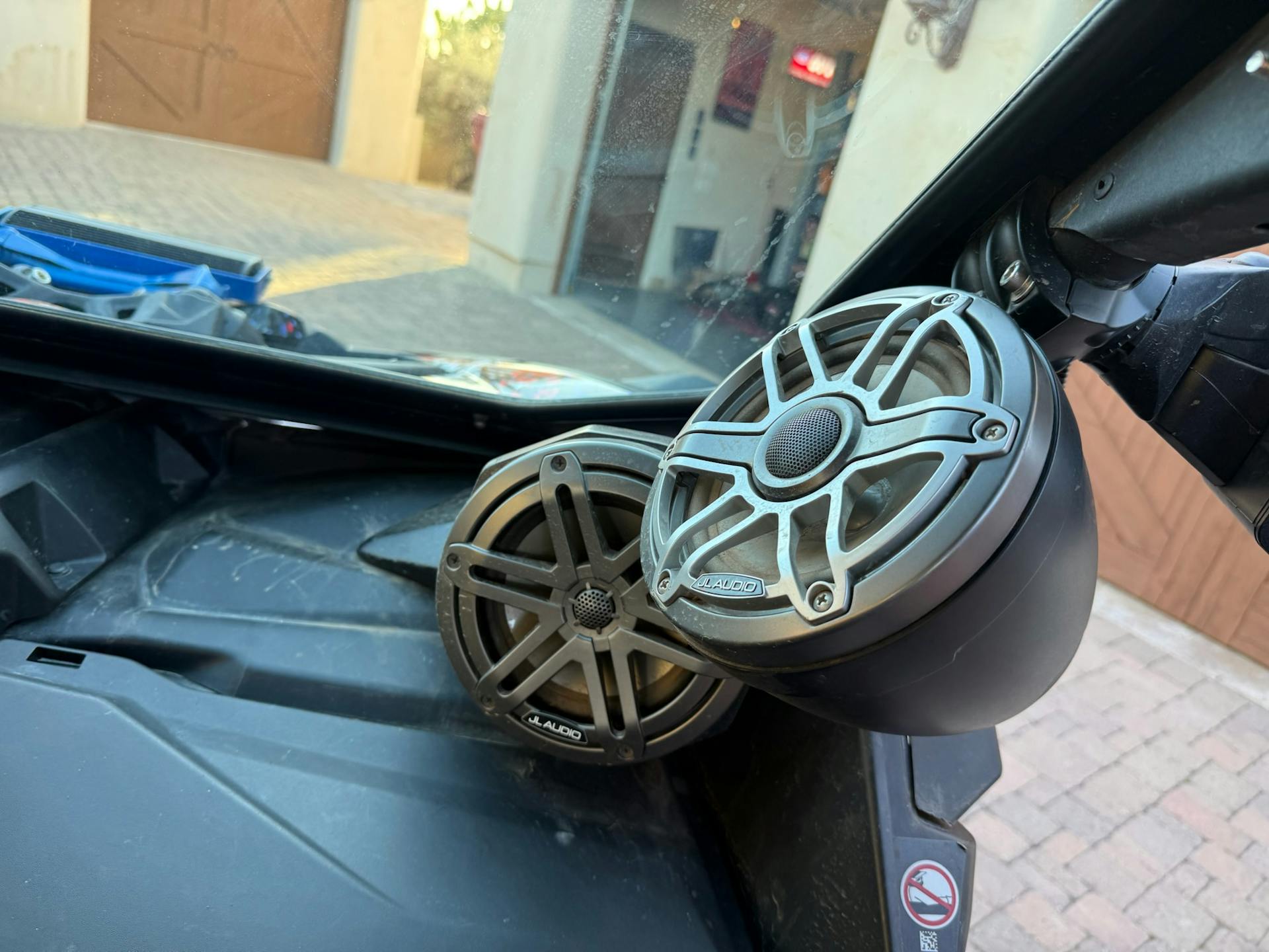 2019 Can-Am Maverick X3 Max X RS Turbo R passenger a-pillar speaker