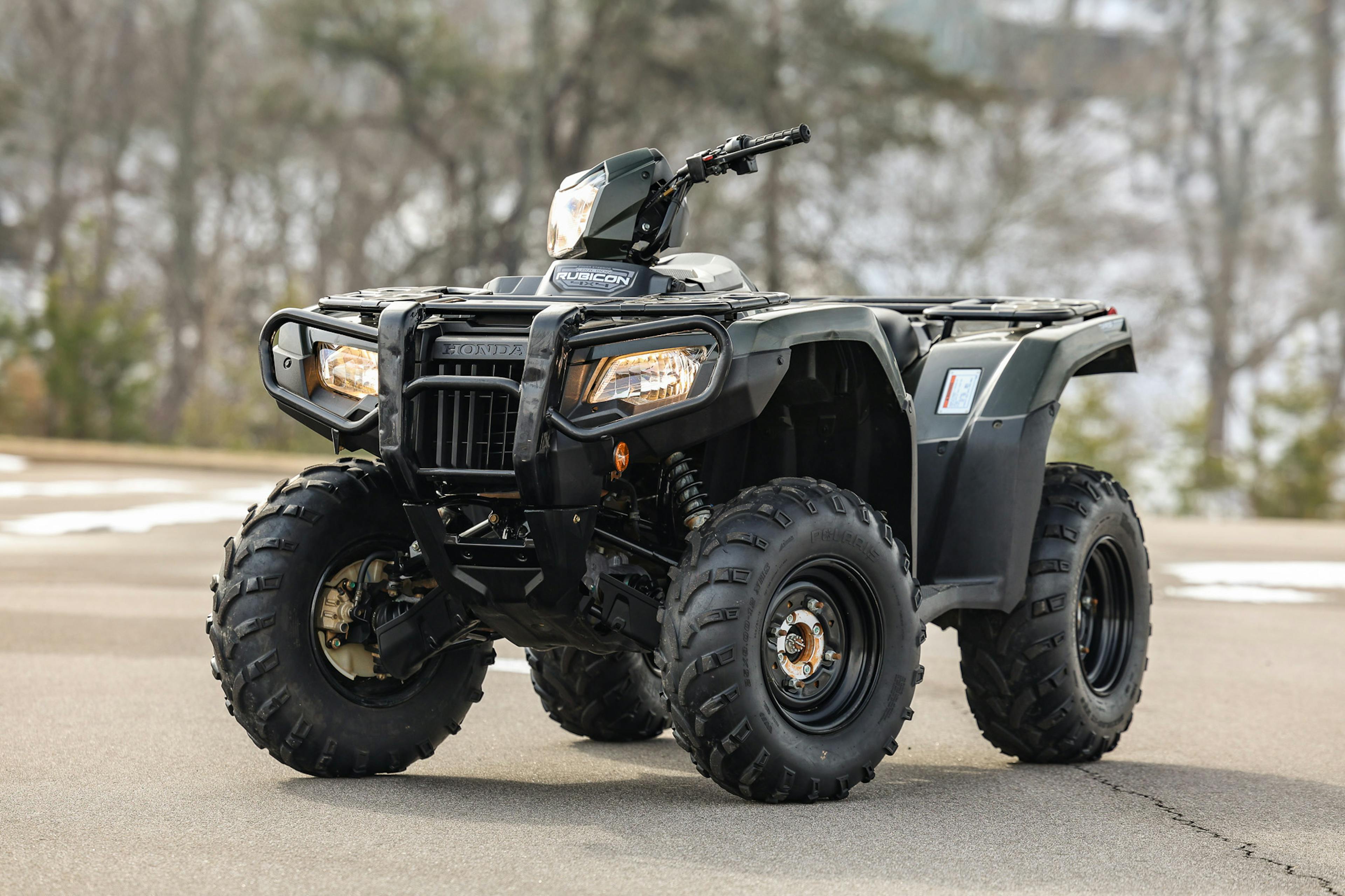 2024 Honda FourTrax Foreman Rubicon 4x4 front driver 3/4