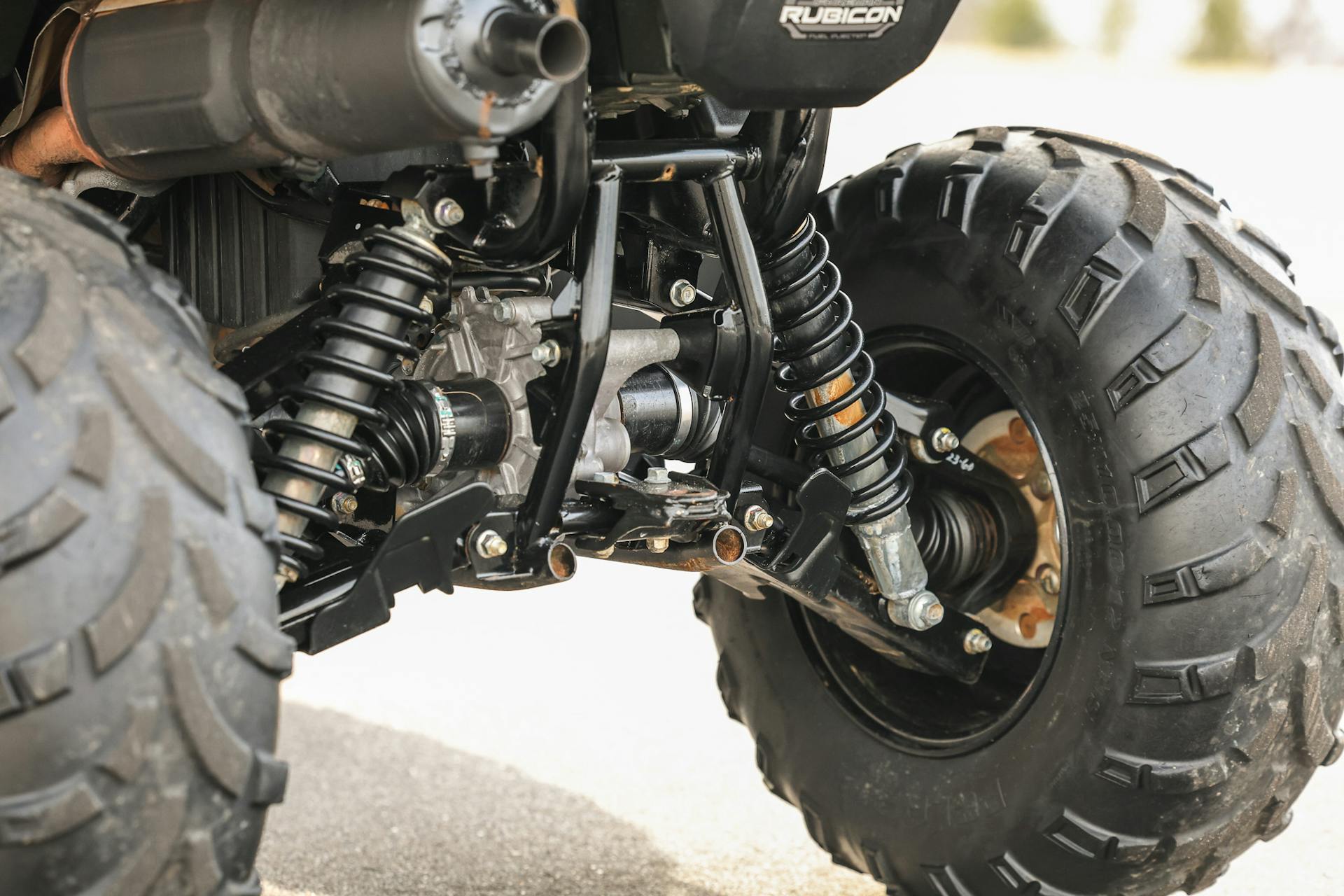 2024 Honda FourTrax Foreman Rubicon 4x4 rear suspension driver