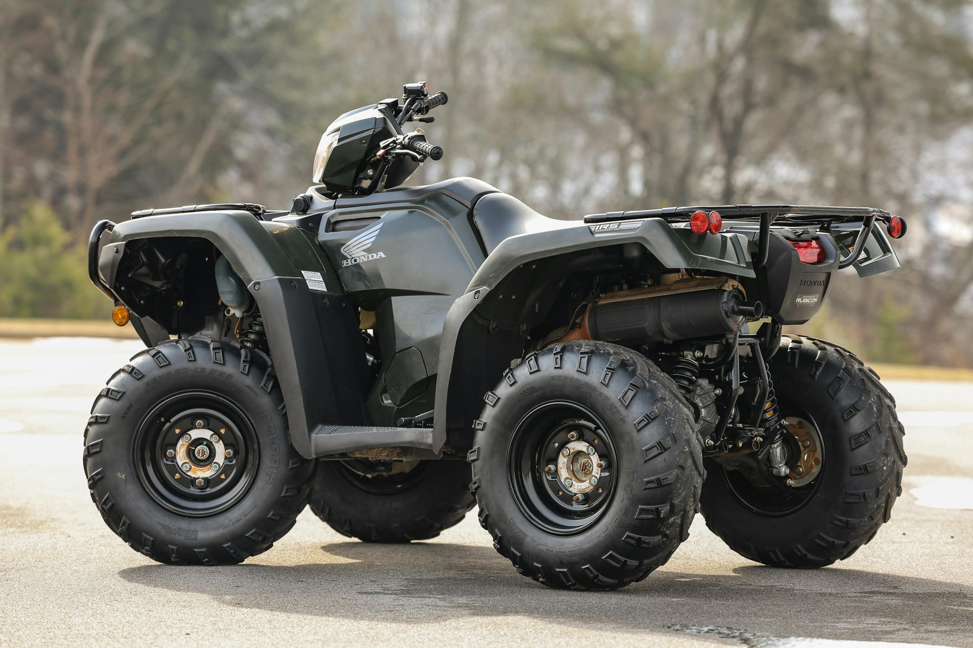 2024 Honda FourTrax Foreman Rubicon 4x4 driver rear 3/4 wide