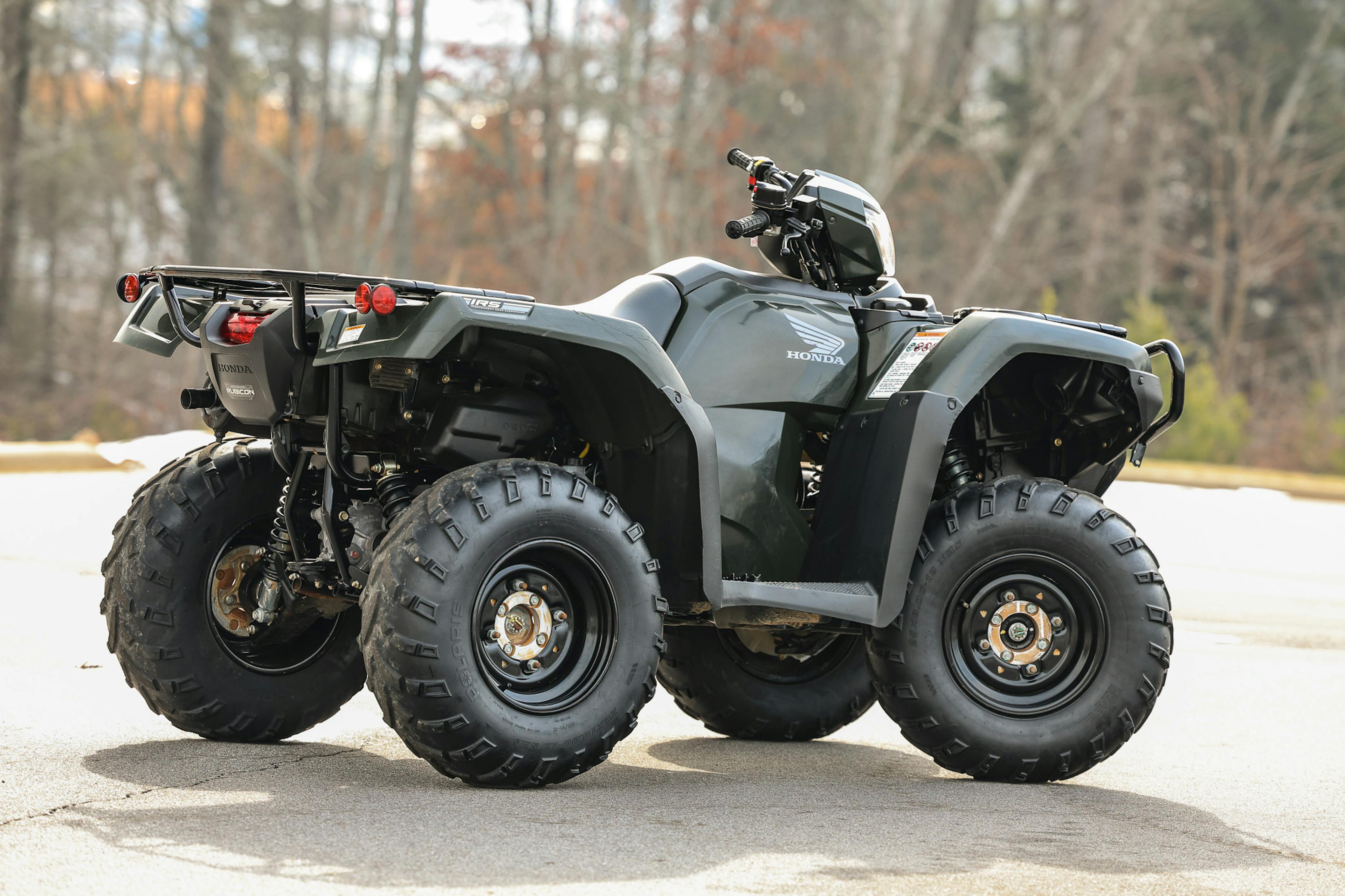 2024 Honda FourTrax Foreman Rubicon 4x4 passenger rear 3/4 wide