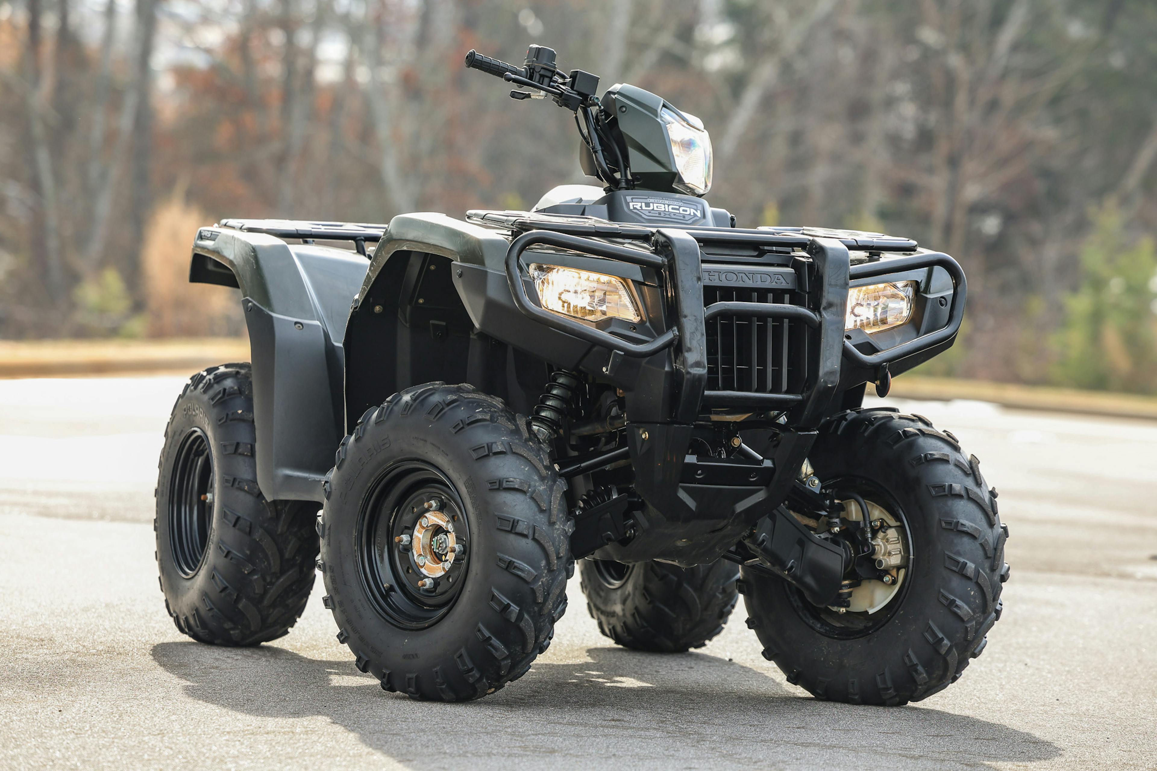 2024 Honda FourTrax Foreman Rubicon 4x4 passenger front 3/4 narrow
