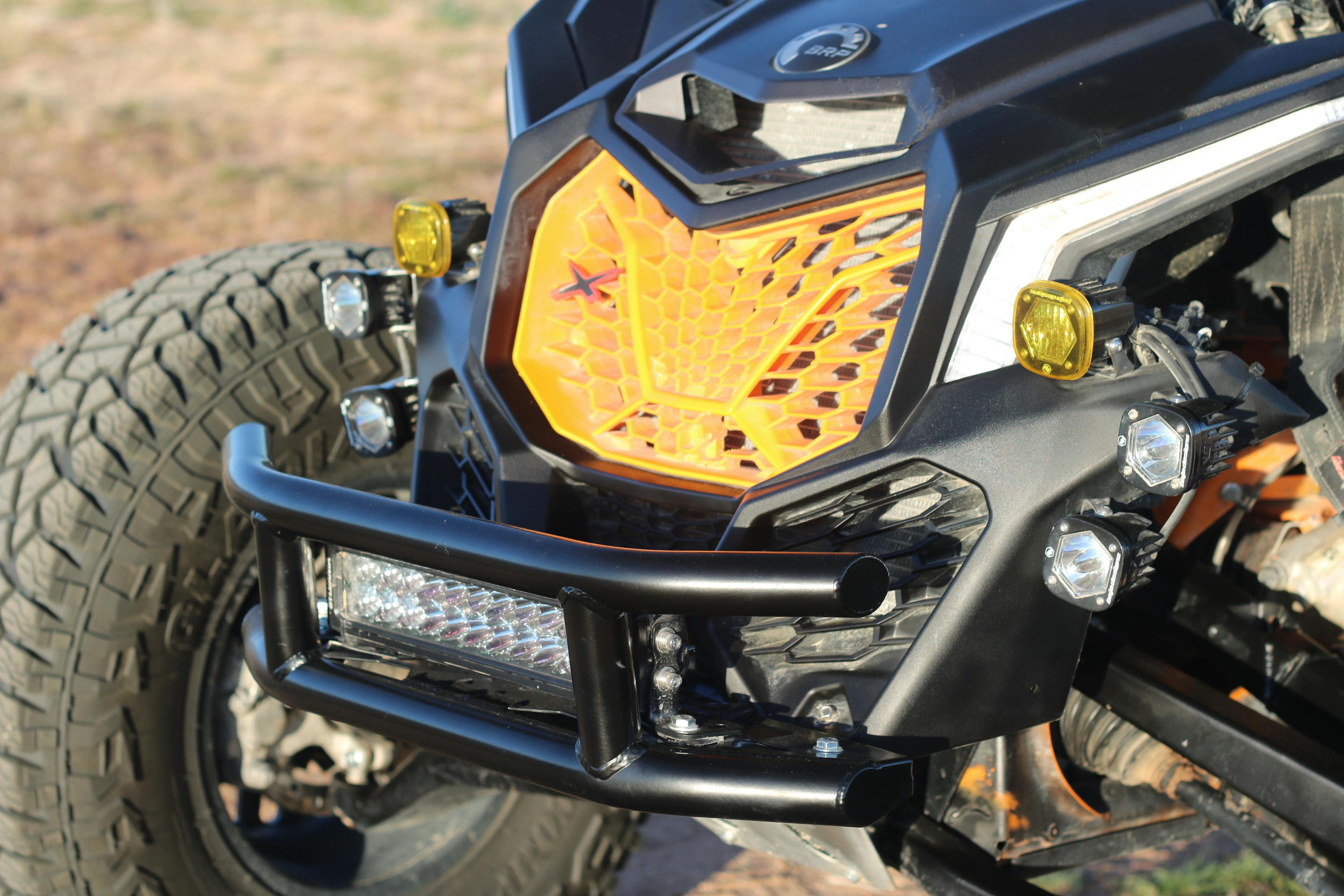 2020 Can-Am Maverick X3 X RC Turbo RR front bumper close