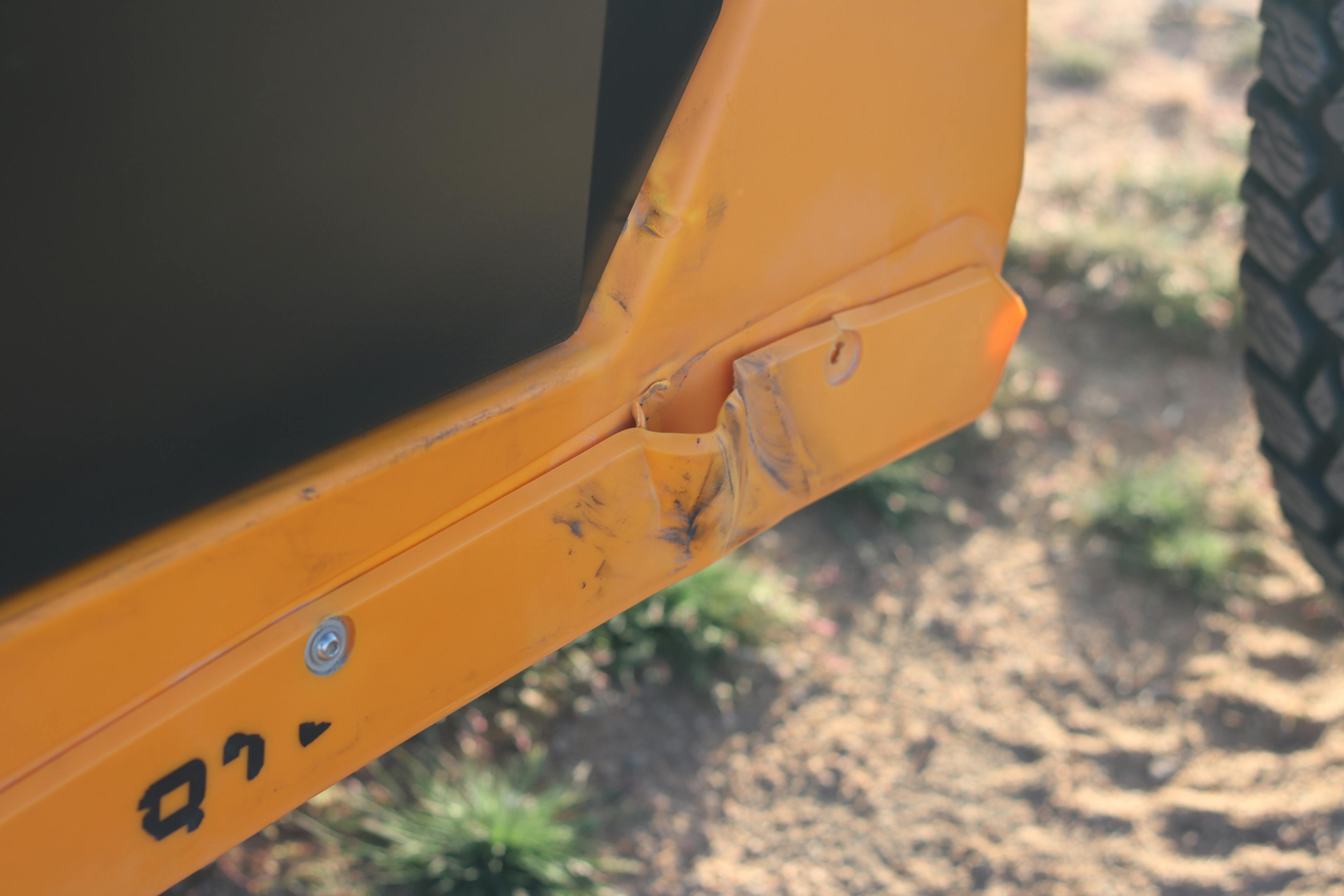 2020 Can-Am Maverick X3 X RC Turbo RR rocker damage