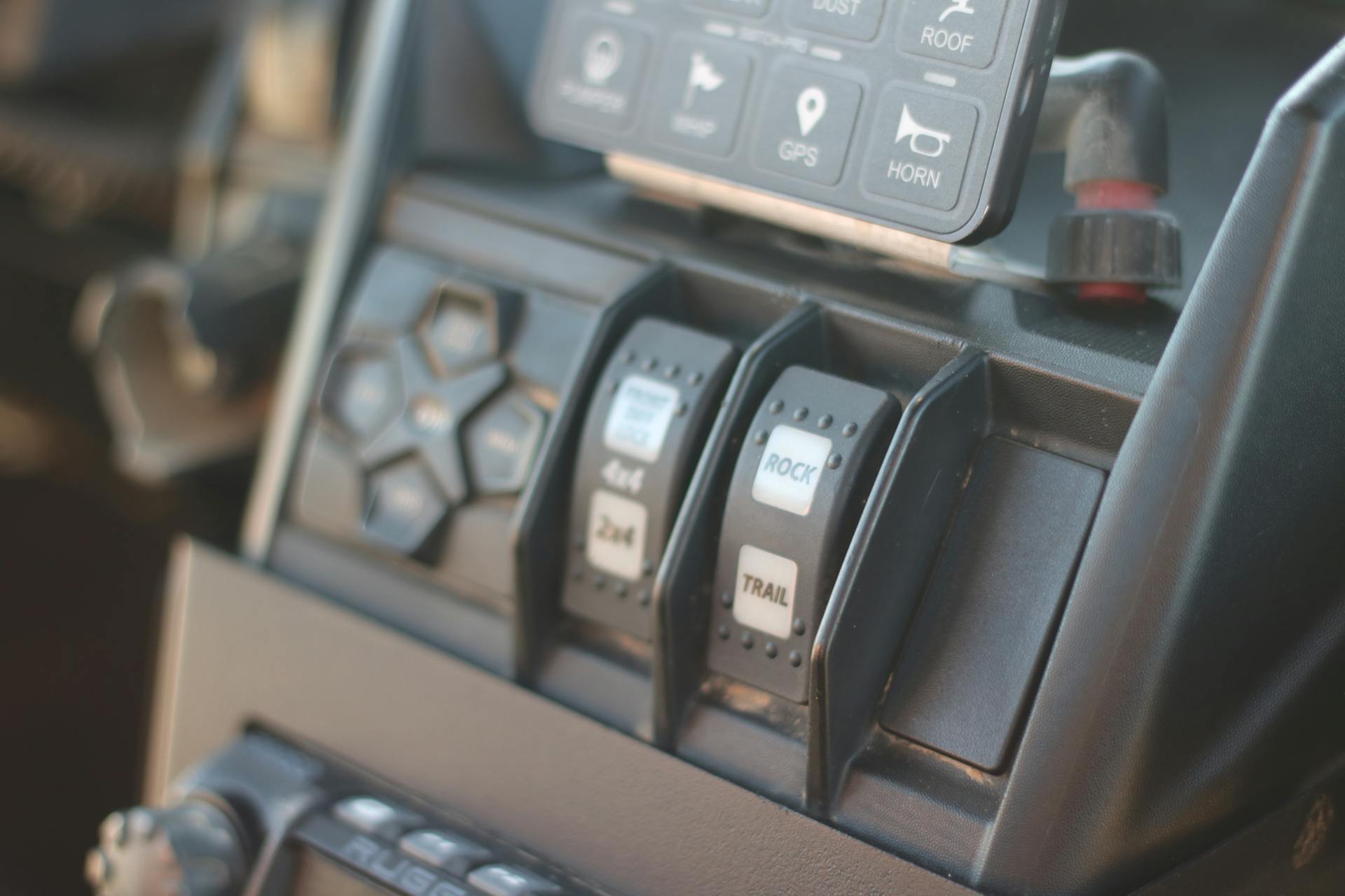 2020 Can-Am Maverick X3 X RC Turbo RR center stack/mode switches