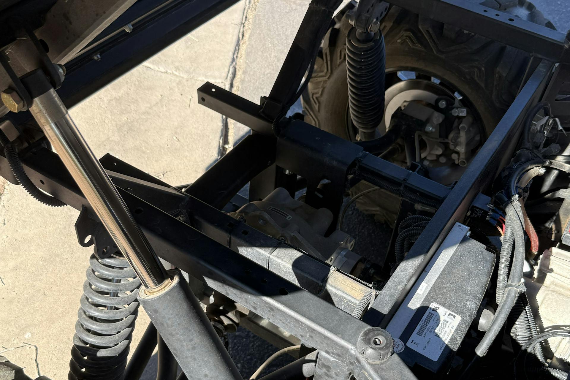 2020 Intimidator Classic EV under bed passenger side